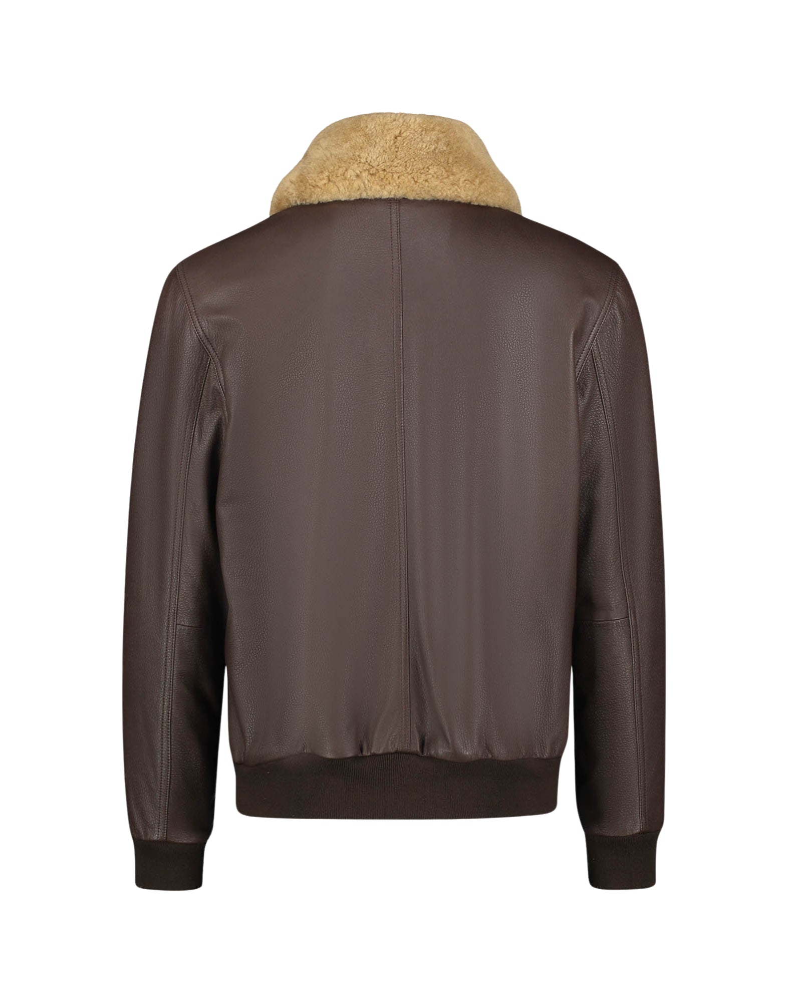 196U72 327 BROWN LEATHER AVIATOR - Giacche - AGF