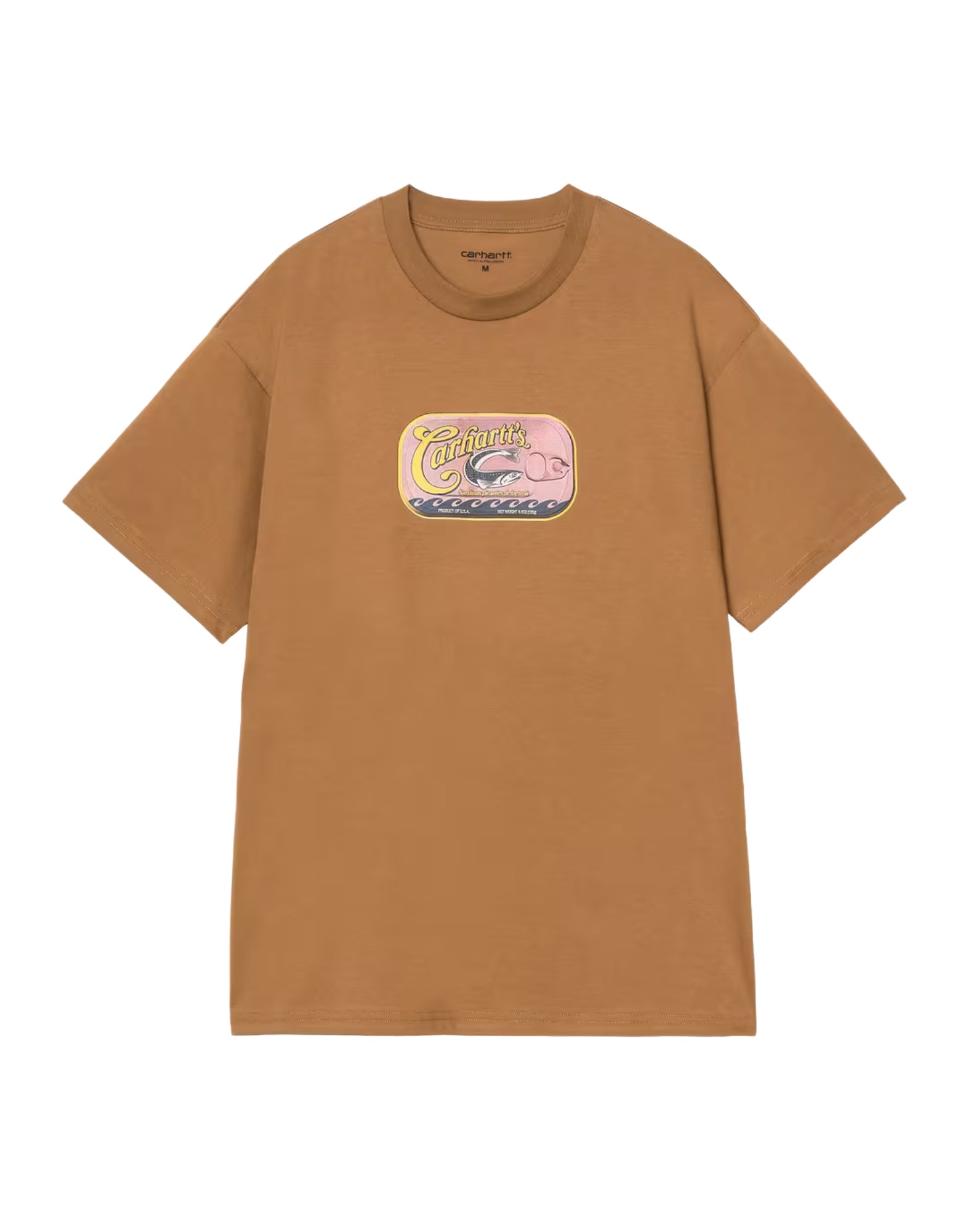 I036005 HZXX BROWN T-SHIRT SARDUNAS HAMILTON - T-Shirt e Polo - CARHARTT WIP