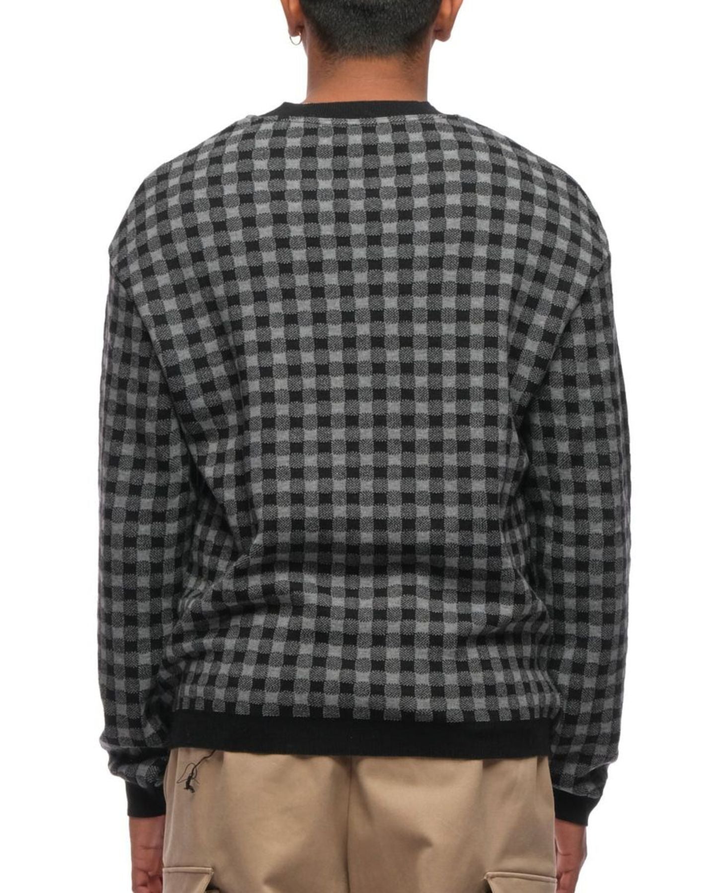 Sweater man UFM080 162BLACKGREY SCAGLIONE