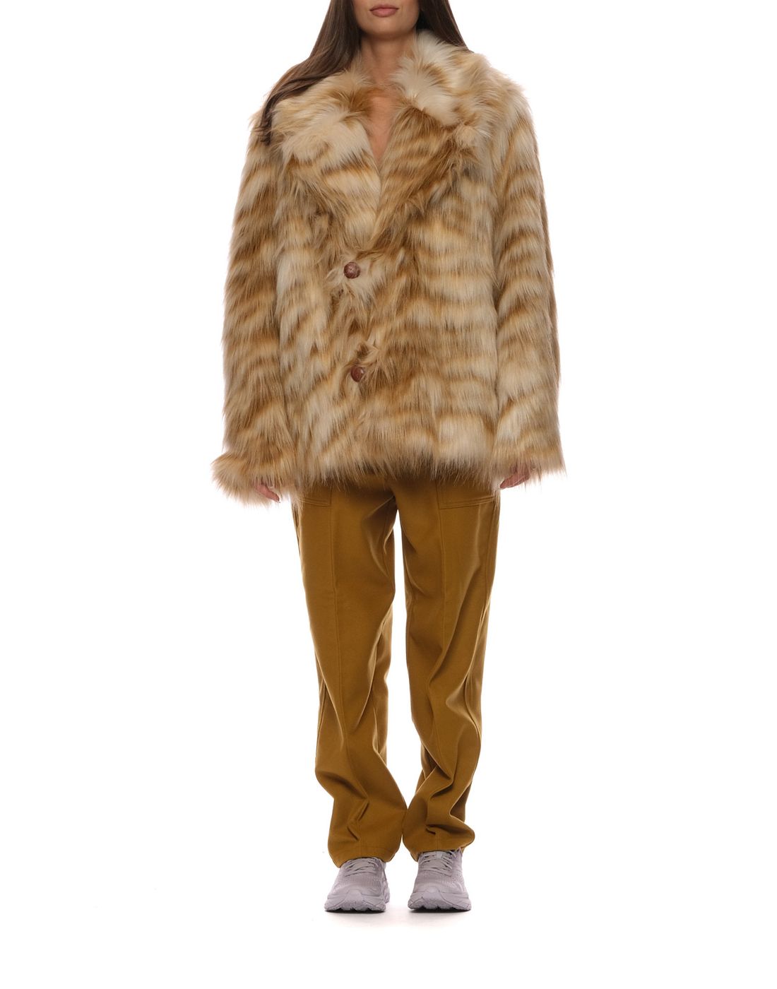 Coat woman M603TO B1122 MILK CARAMEL ALABAMA MUSE
