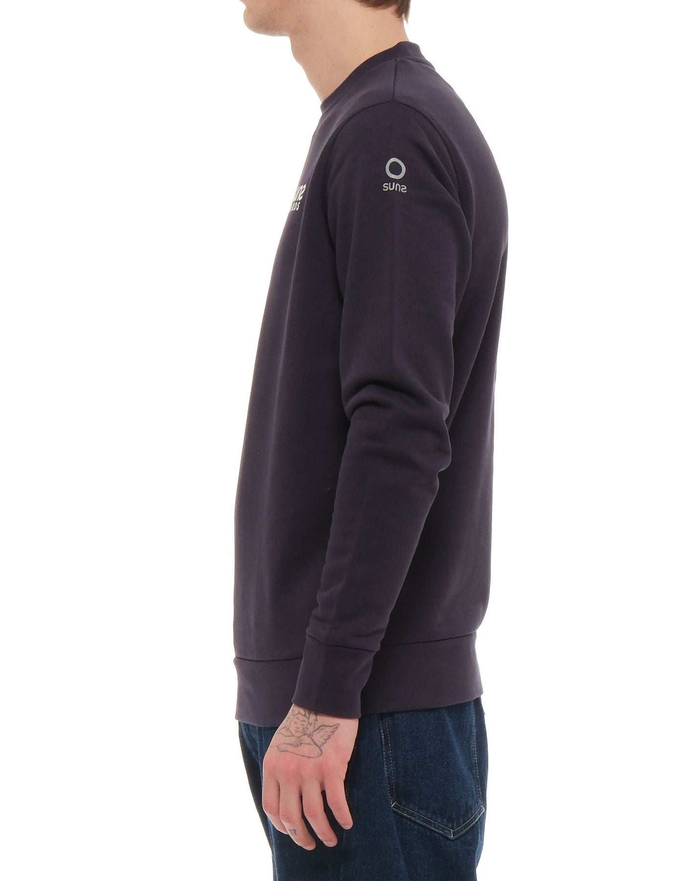 Sweatshirt Man MFS53016U V3 Dunkelblaue Sonnen