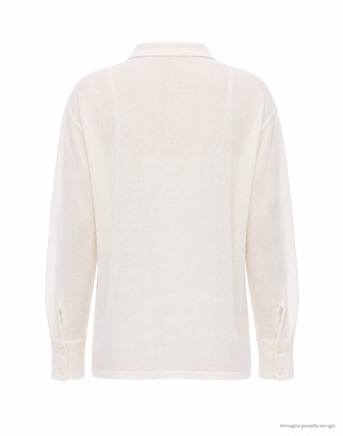 Atomofactory Camisa Mezcla Lino Marfil PE26AFD01 01 AVORIO