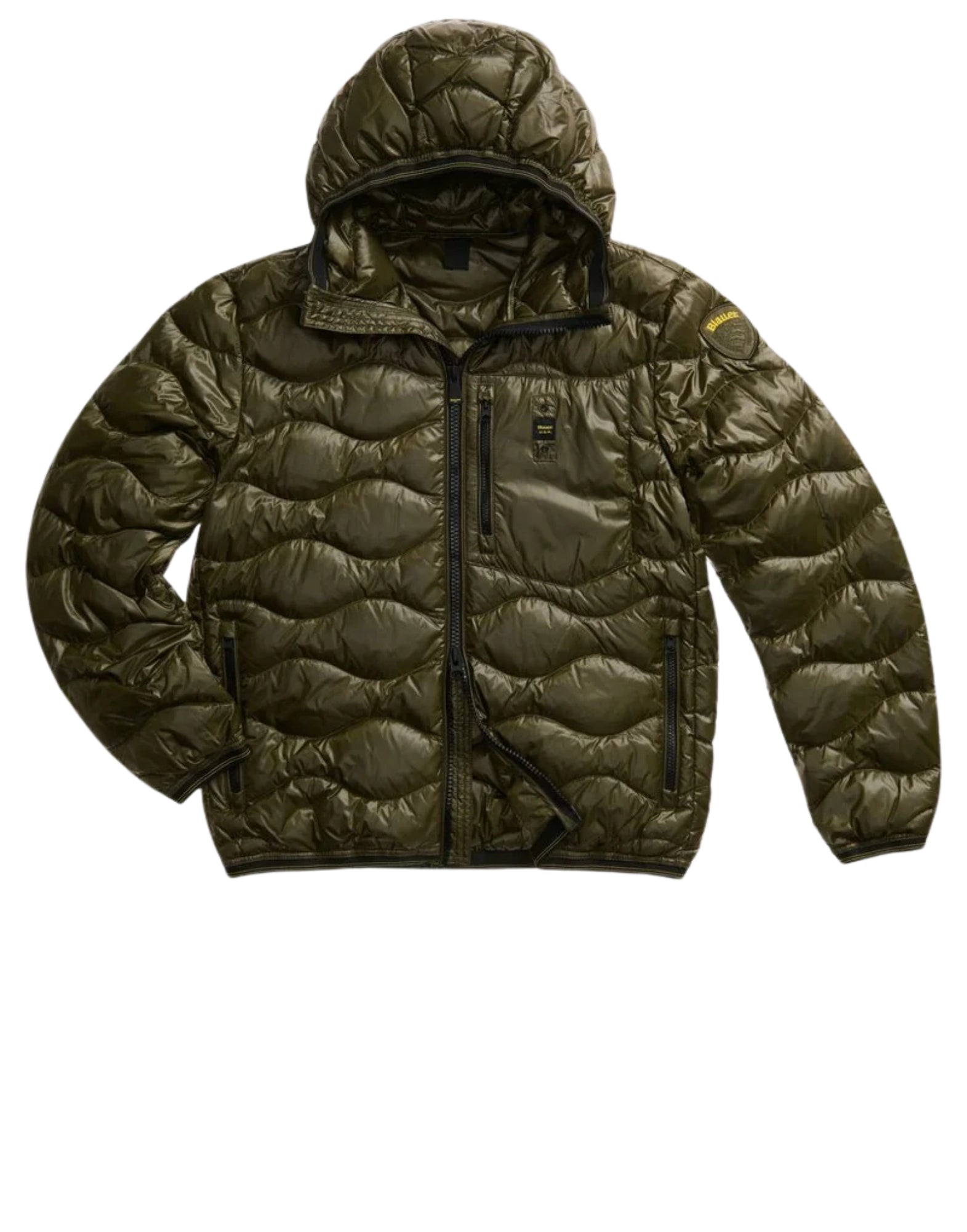 25WBLUC03074 06355 670 GREEN - Giacche - Blauer