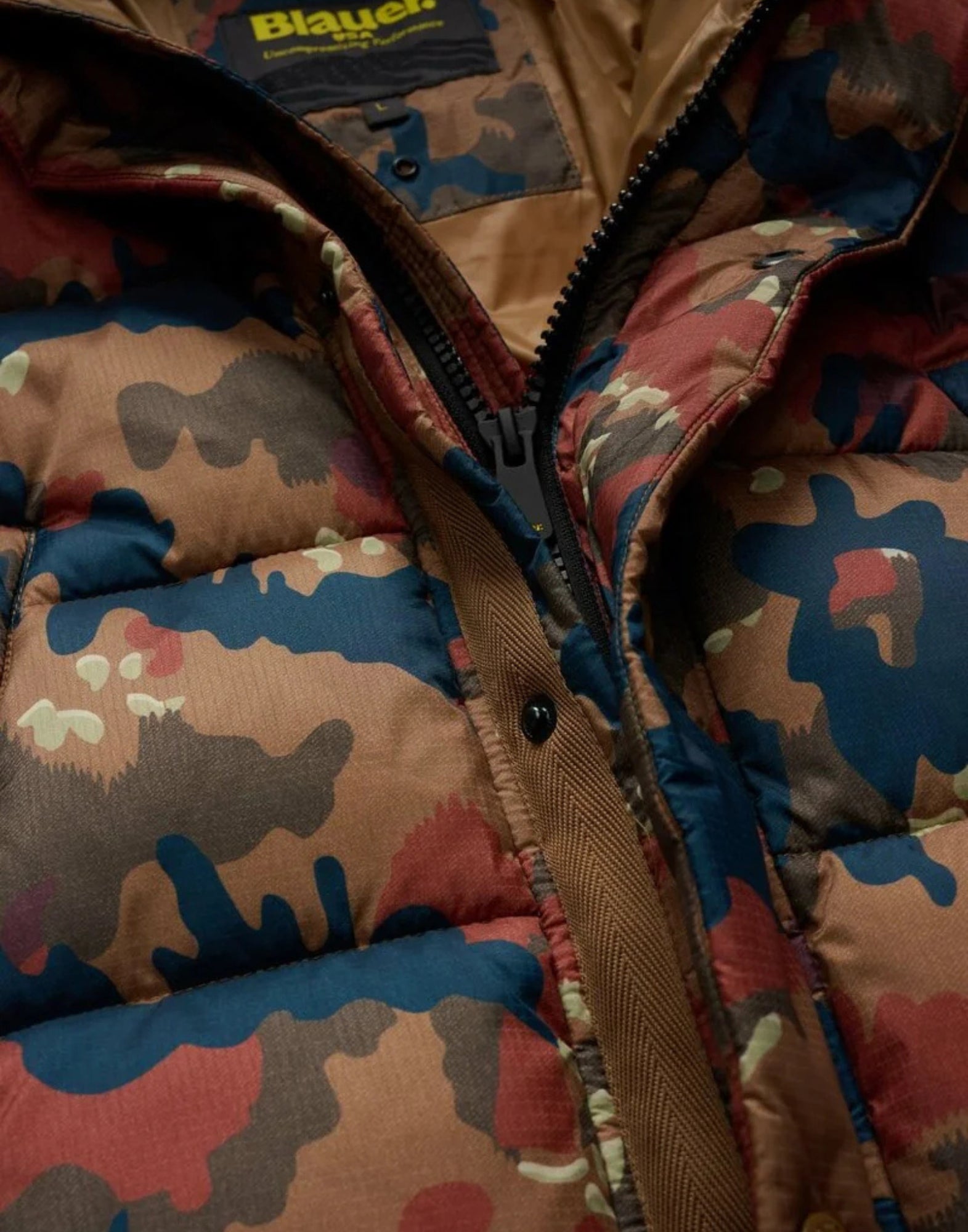 25WBLULUC02153 007300 343 CAMO - Giacche - Blauer