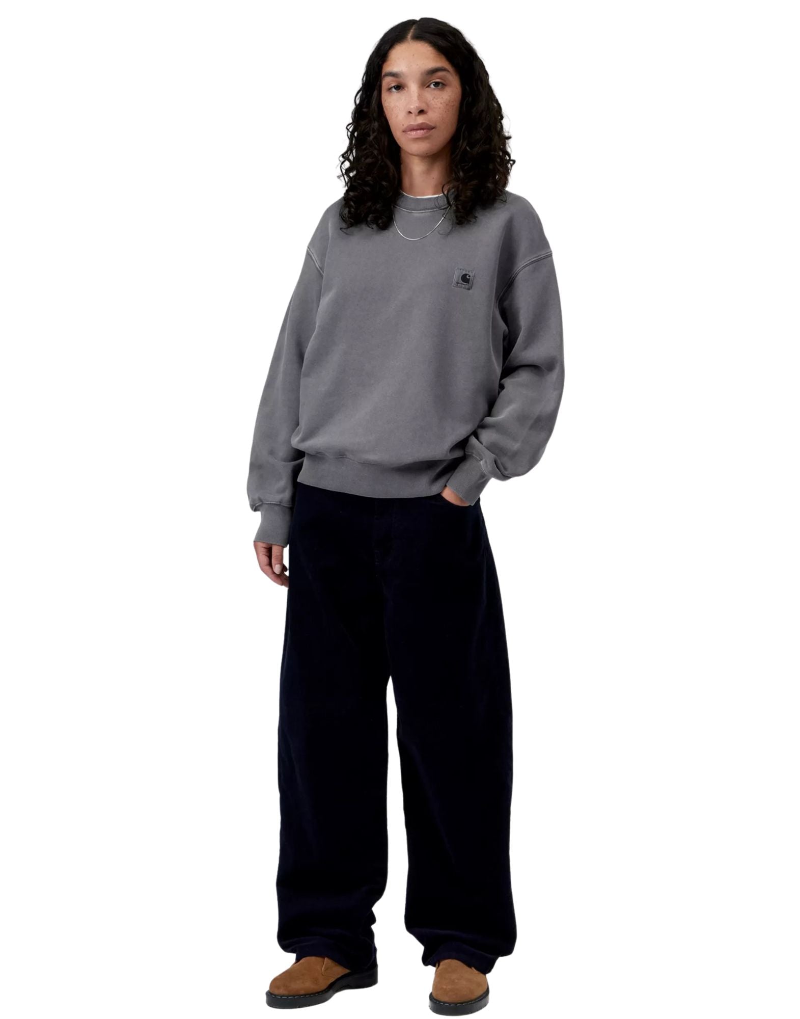 Nelson Sweatshirt Styx garment dyed
