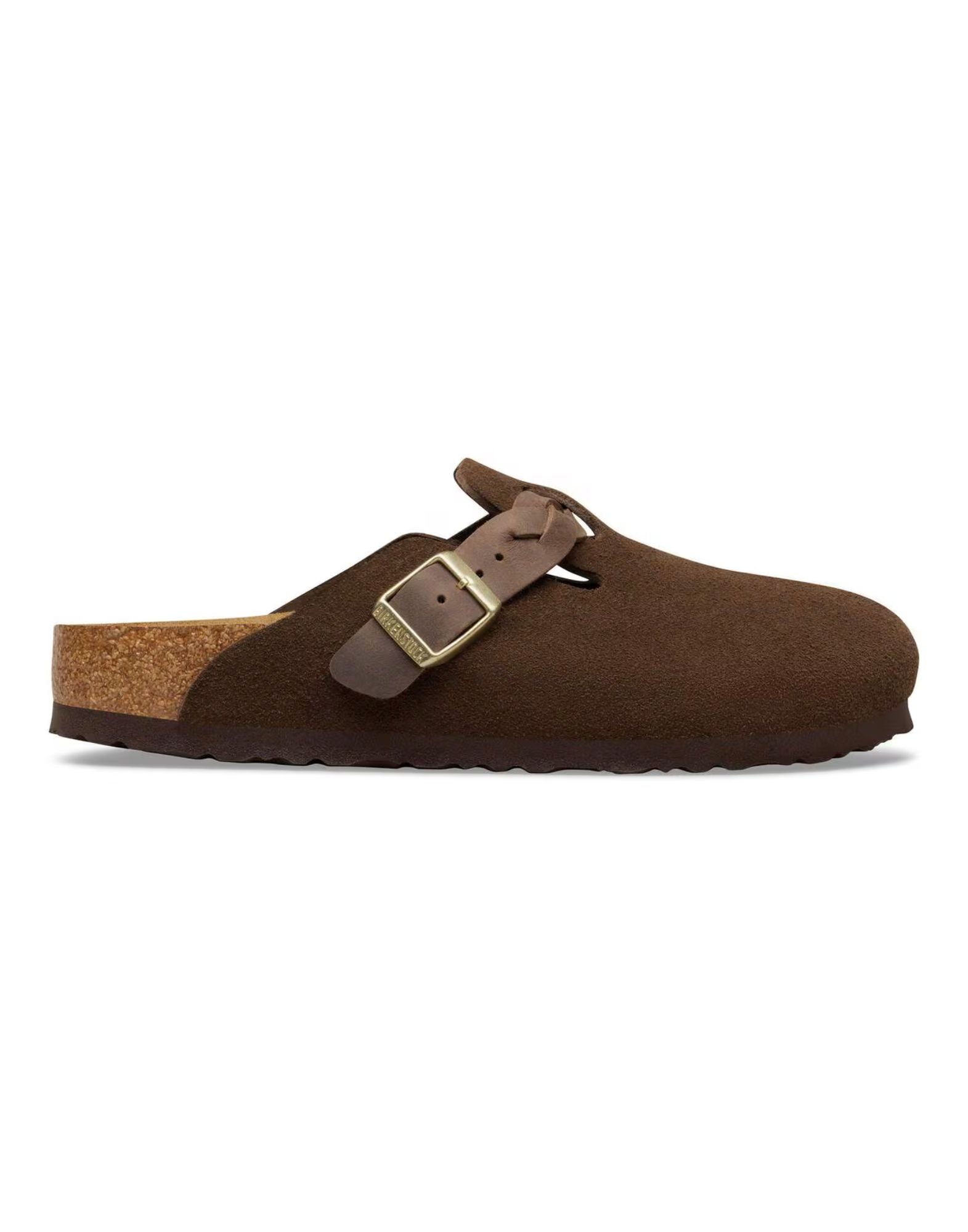 Birkenstock Boston Braided Suede Leather Clog in Carafe 1031716 CARAFE BOSTON BRAIDED