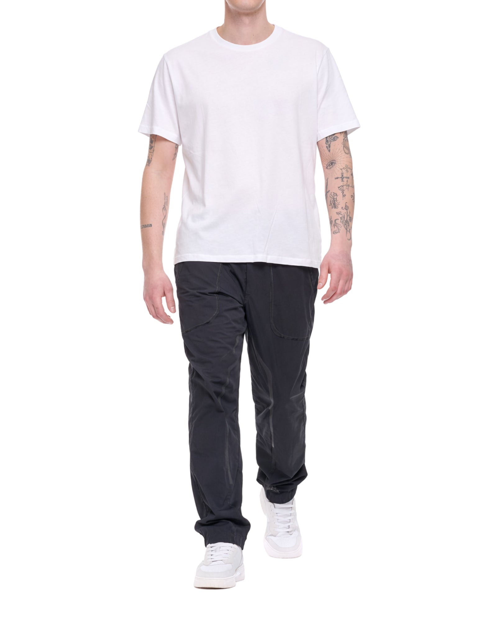 Majestic Filatures Men’s White T-Shirt Crew Neck M537 HTS022 001