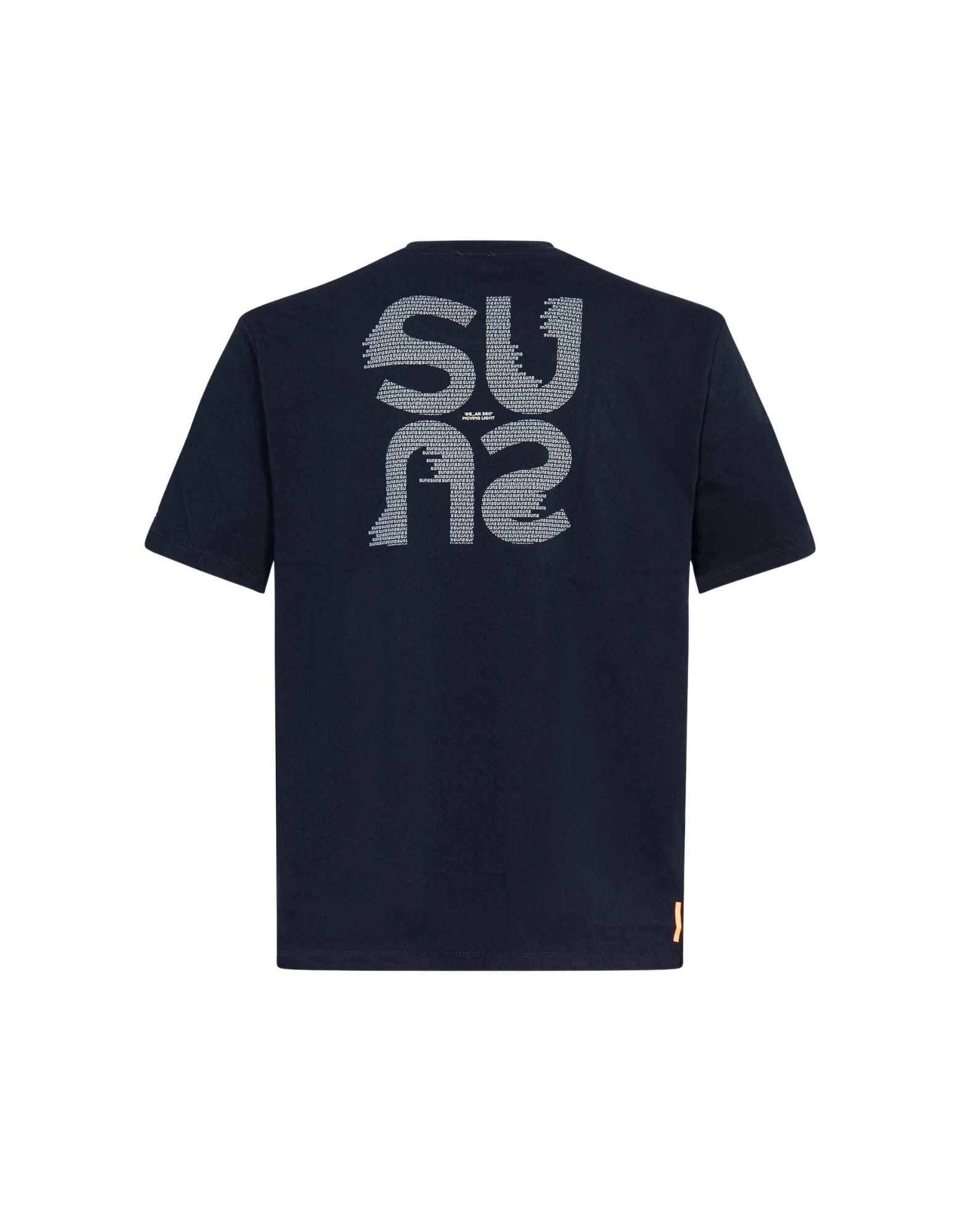 SUNS Boards Paolo Text Cotton T-Shirt Dark Blue Men’s TSS61022U V2 DARK BLUE