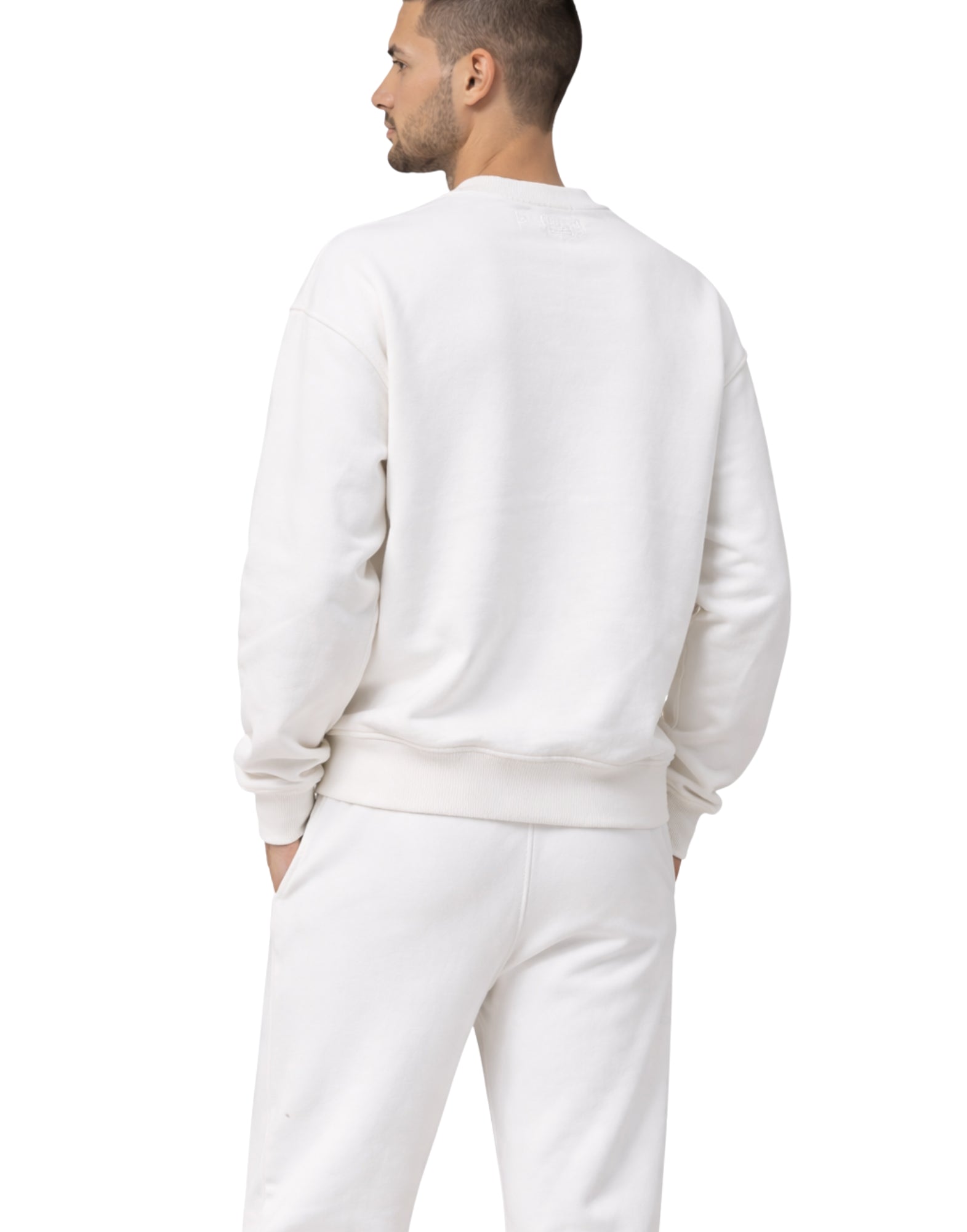 Autry Men’s Sweatshirt Main Jersey in White with Logo SWPX 036W
