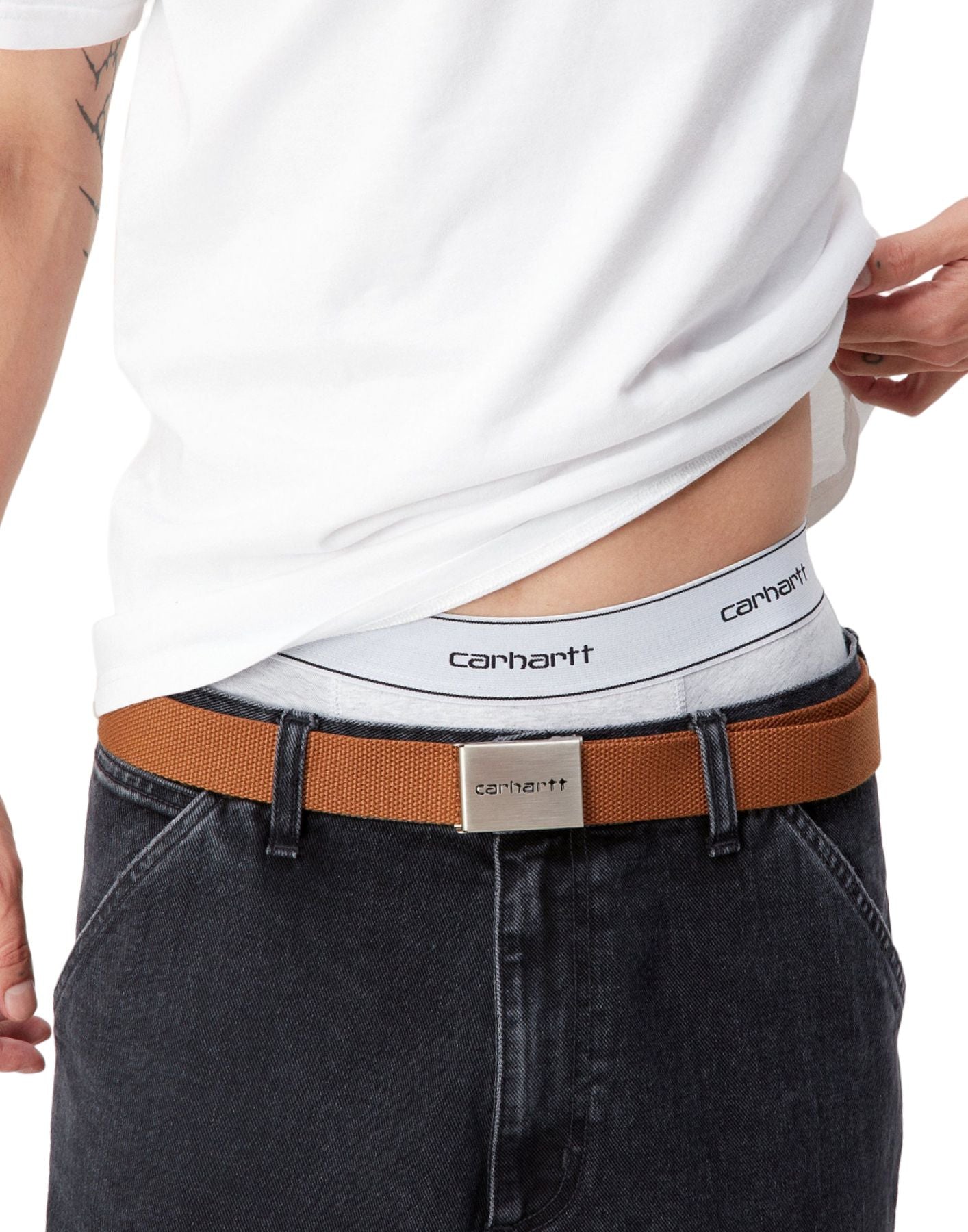 Sous-vêtements Homme I029375 931xx Coton Trunks Blanc CARHARTT WIP