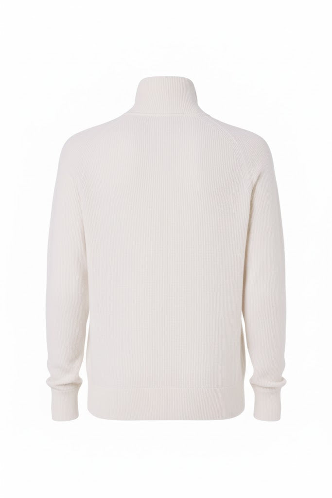 A067-1102 BEIGE LUPETTO ZIP - Maglieria - Paolo Pecora