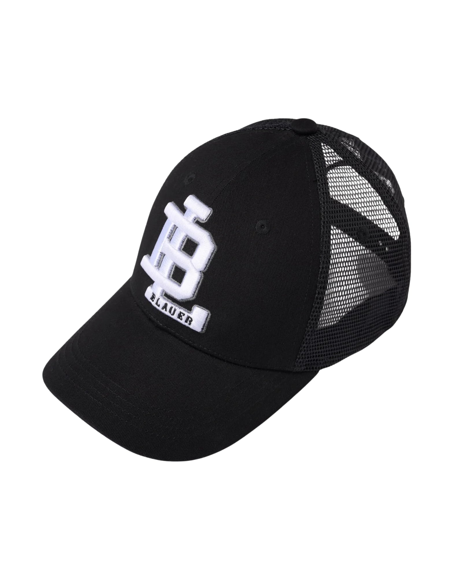 Blauer Merton Lightweight Baseball Cap Black with Embroidery & Mesh Back (Unisex) 26SBLUA4468-007527 999