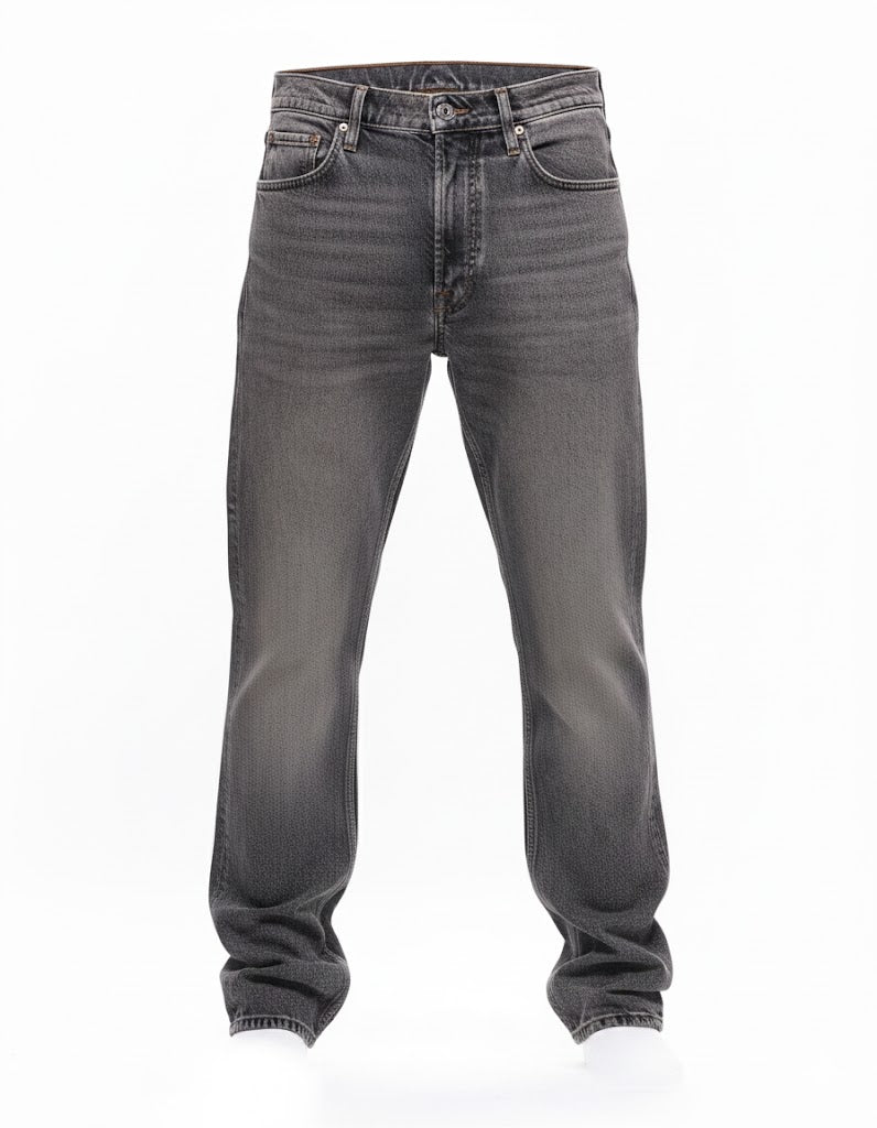 RELAXED LEG PEWTER GREY - Jeans - -1 Nordic Denim