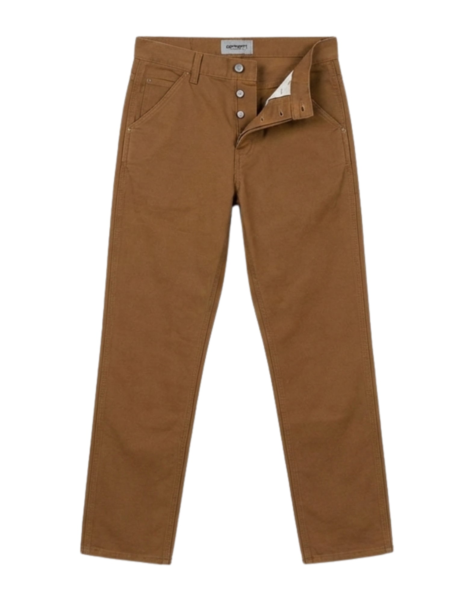 Carhartt WIP Brandon Pant Men’s Canvas Loose Fit Brown I036311 HZB7