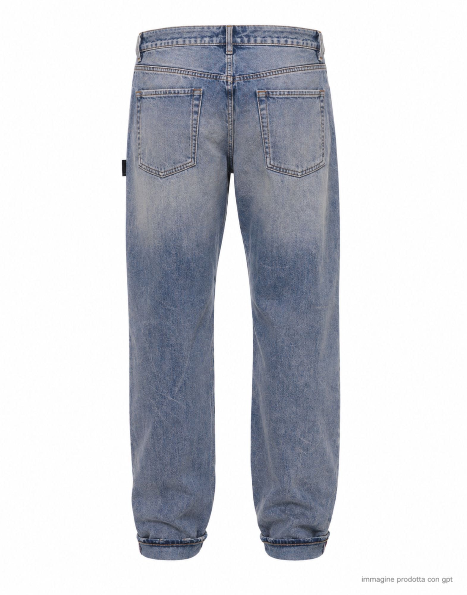 Nordic Denim The One Jean Selvedge Bruised Blue Algodón Regular Fit Hombre 01-01-392 BRUISED BLU