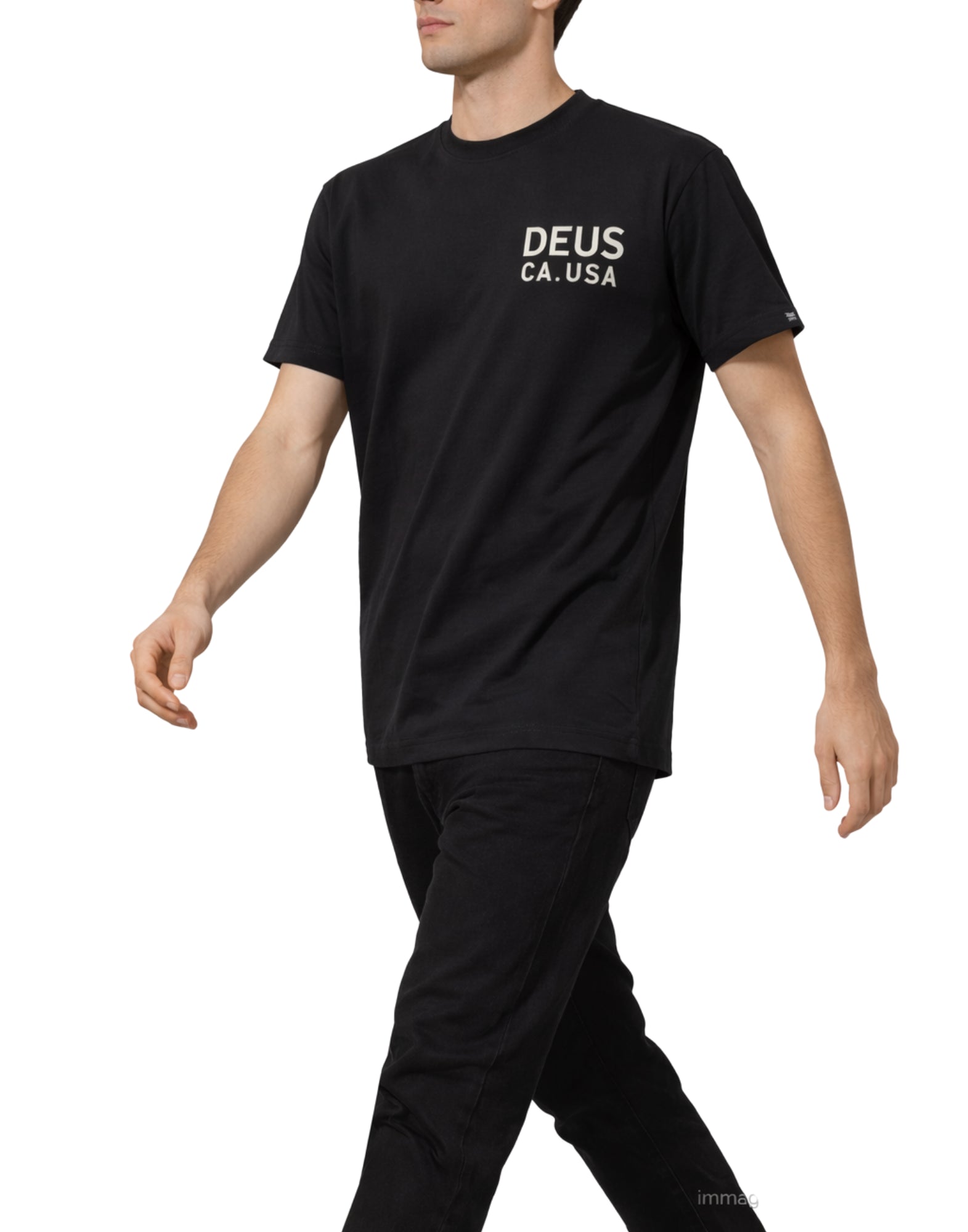 Deus Ex Machina Camber Cotton T-Shirt Black Men’s D261MTS320099090