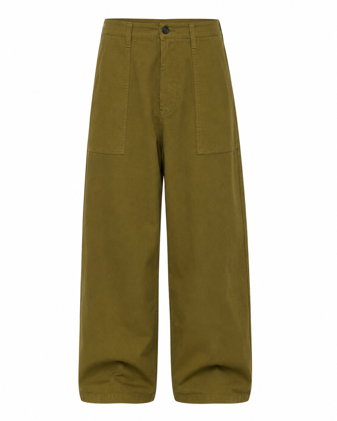 Cellar Door Sasha Oversized Vintage Replica Trousers in Washed Cotton  Unisex 910550 F126 72 GREEN