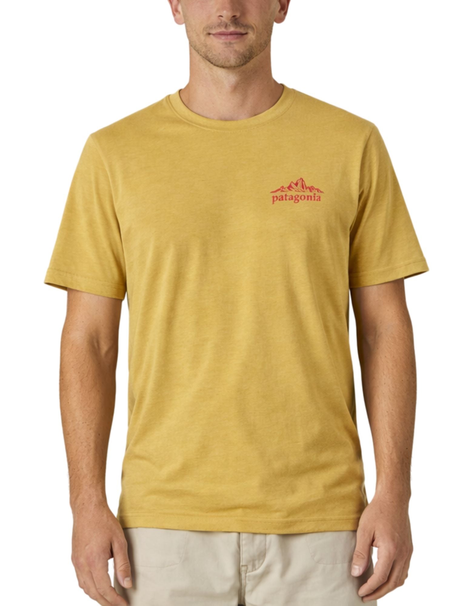 Patagonia Men’s Capilene Cool Daily Shirt Cloud Crag LMYX in Recycled Polyester 45477 LMYX LIMESTONE YELLOW