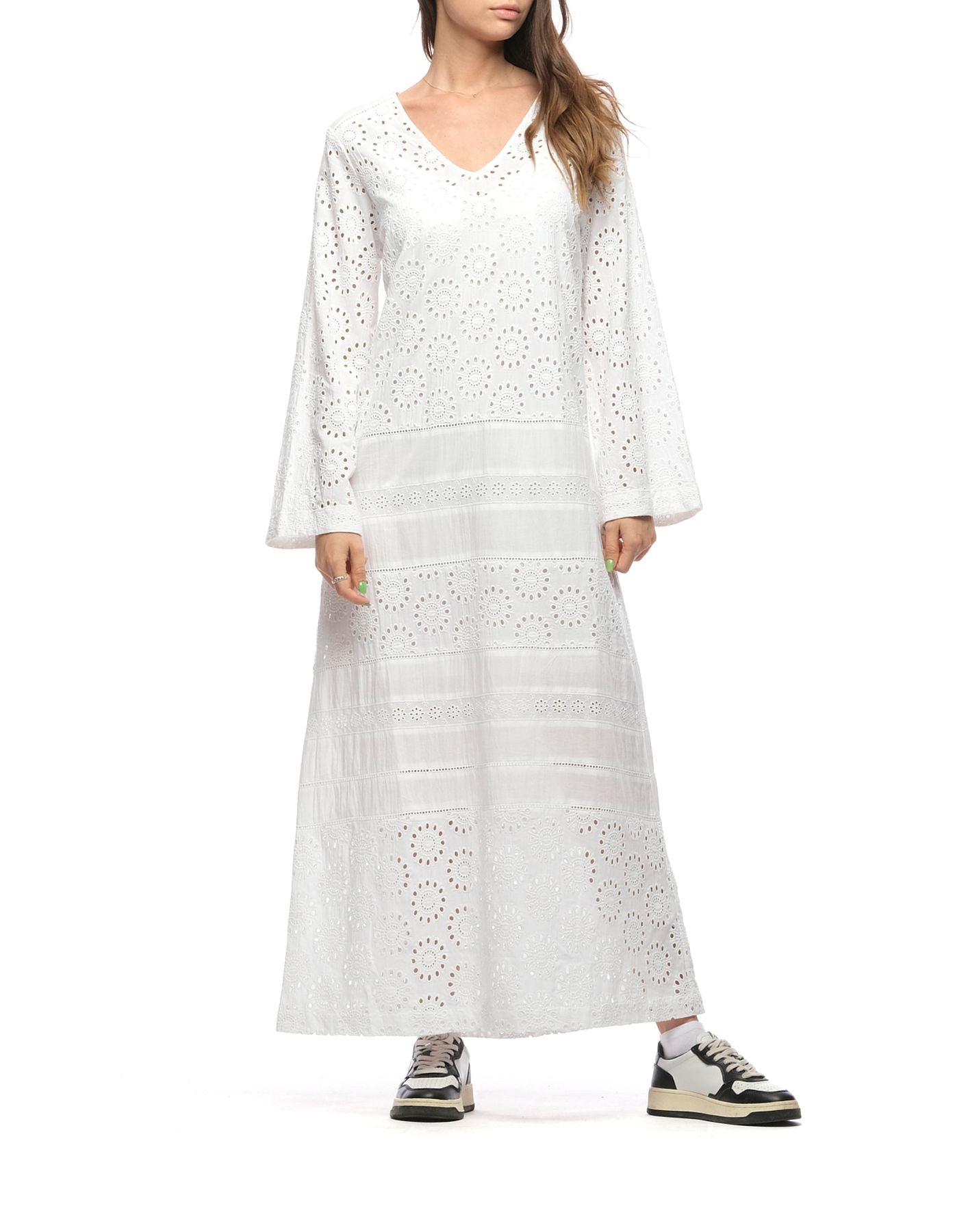 Dress woman 38 RO052 BLANC Stella Forest