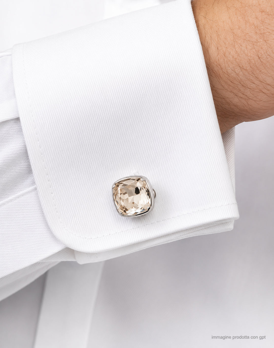 OLD CREST Brass Stone Cufflinks for Men GML 8013 17 GEMELLI
