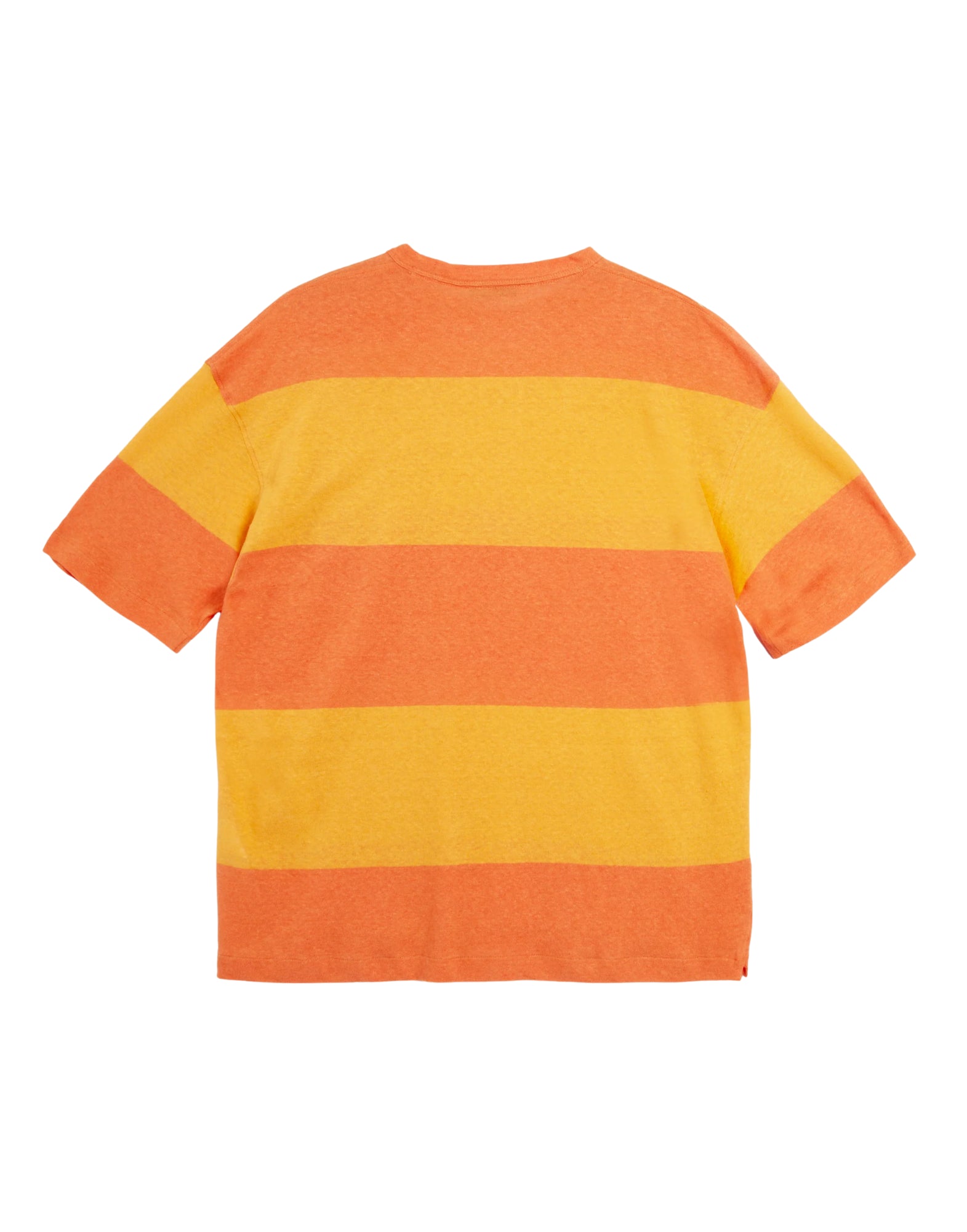 YMC Triple T-Shirt Orange Yellow Men’s Cotton T-Shirt P6AAD 80