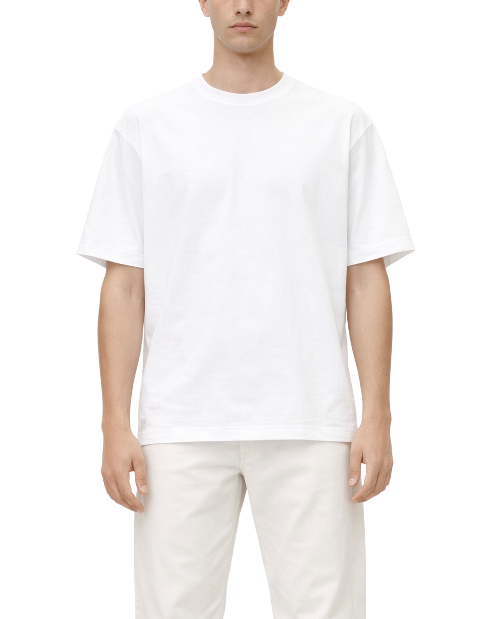 임기. 벤 티셔츠 빈티지 화이트 오버사이즈 헤비웨이트 저지 티셔츠 화이트