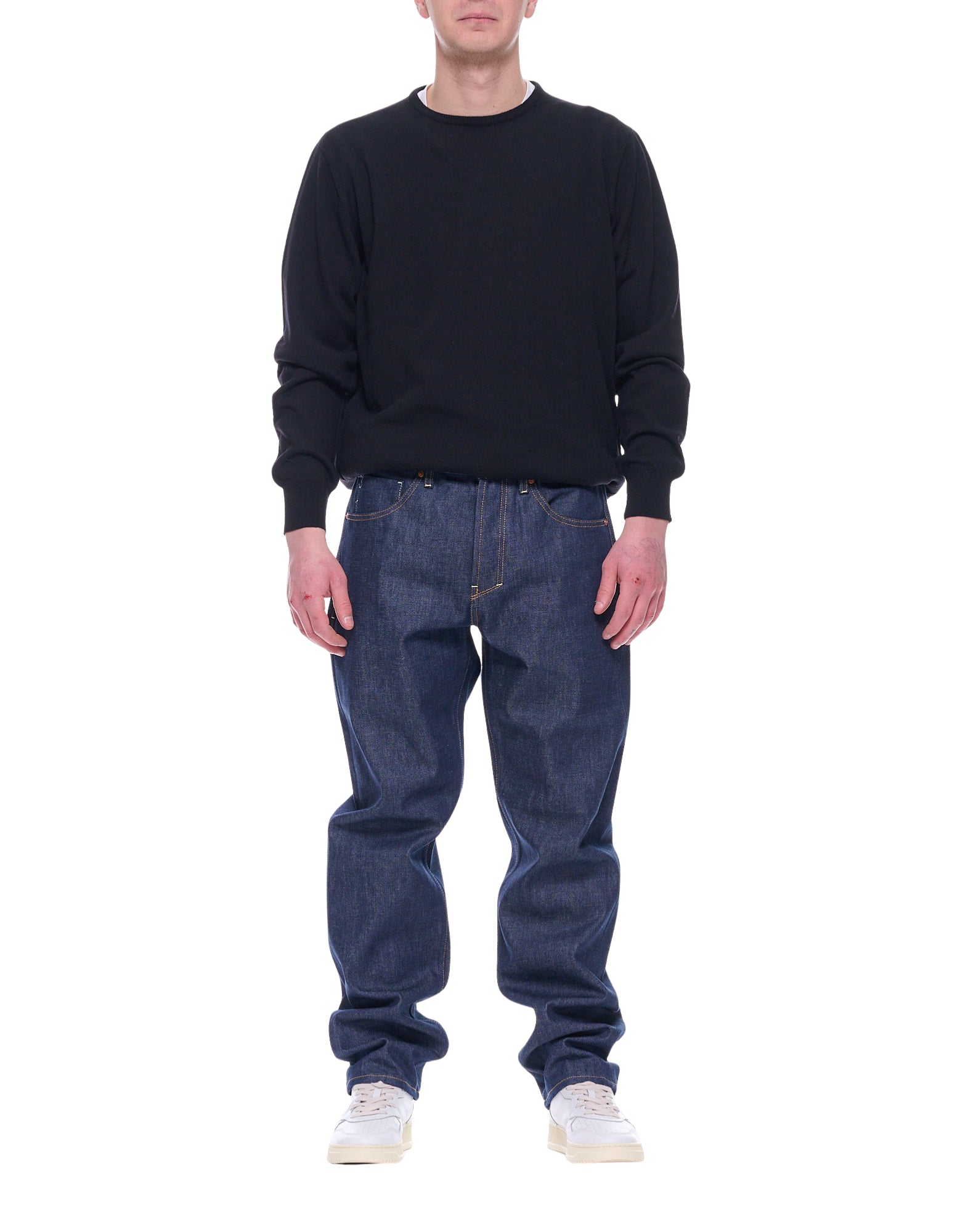 Tenue. Penn Midway Organic Selvedge Denim Jeans High Waist Blue PENN MIDWAY BLUE JEANS