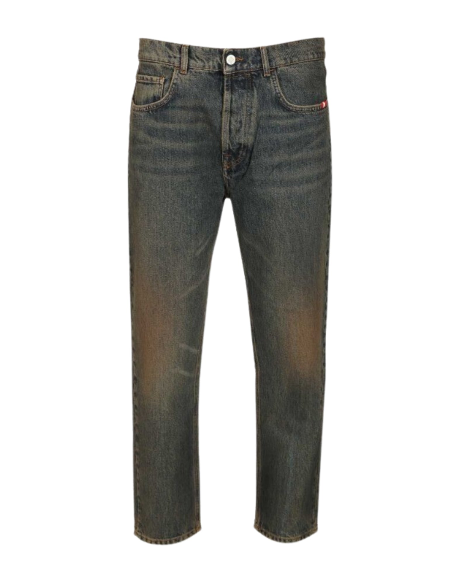 AMU001D4363008 C0999 Green Dirty - Jeans - Amish