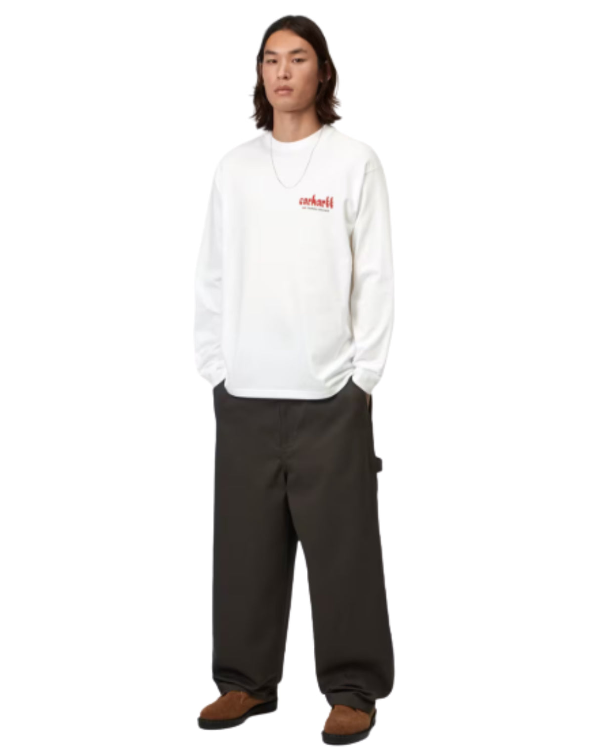 L/S Framework T-Shirt White