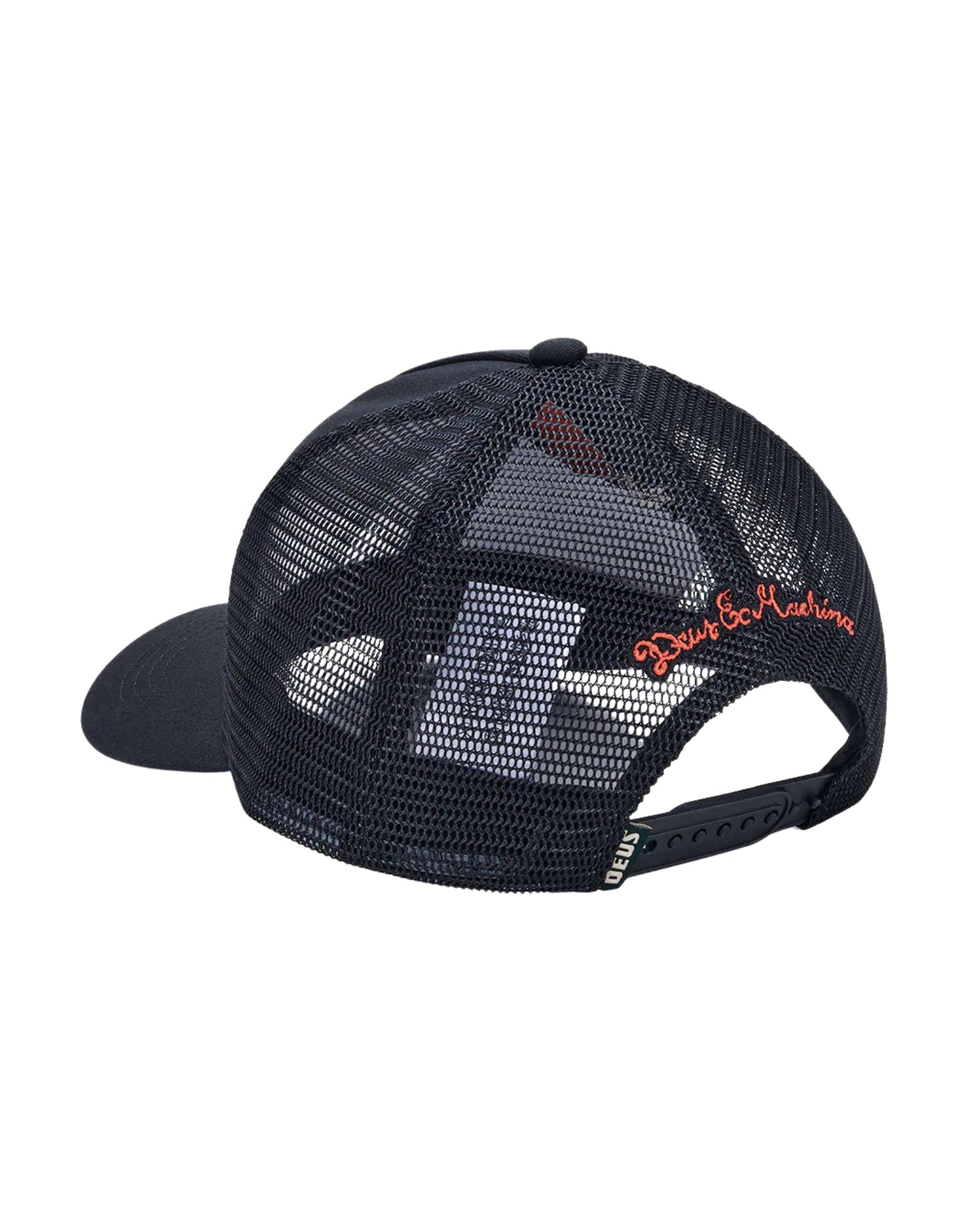 Deus Ex Machina Strata Trucker – Cotton Twill Trucker Hat Black (Unisex) D261MHA198099800 BLACK