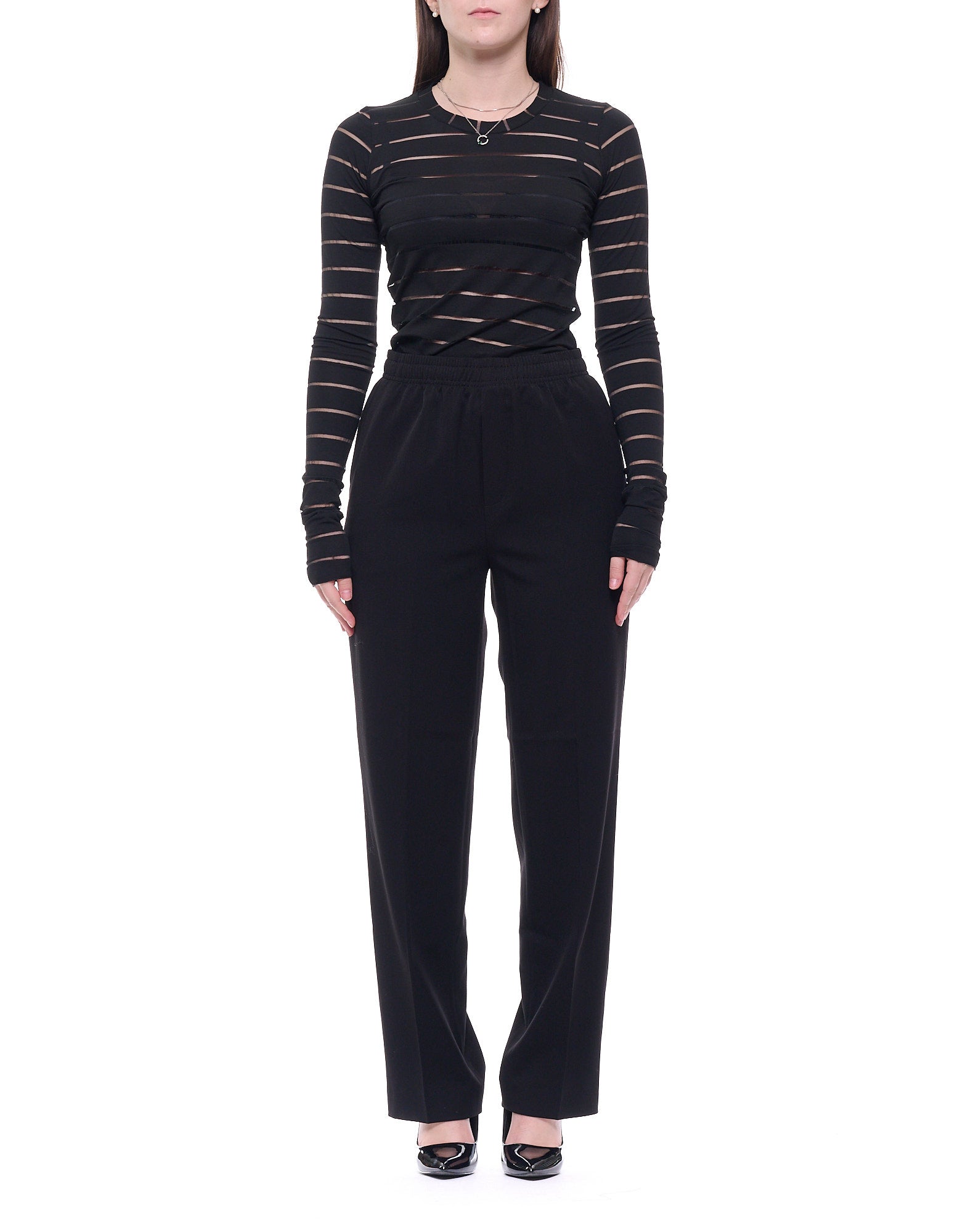 SQ124 99 BLACK MICHELA PANTS - Pantaloni - CELLAR DOOR