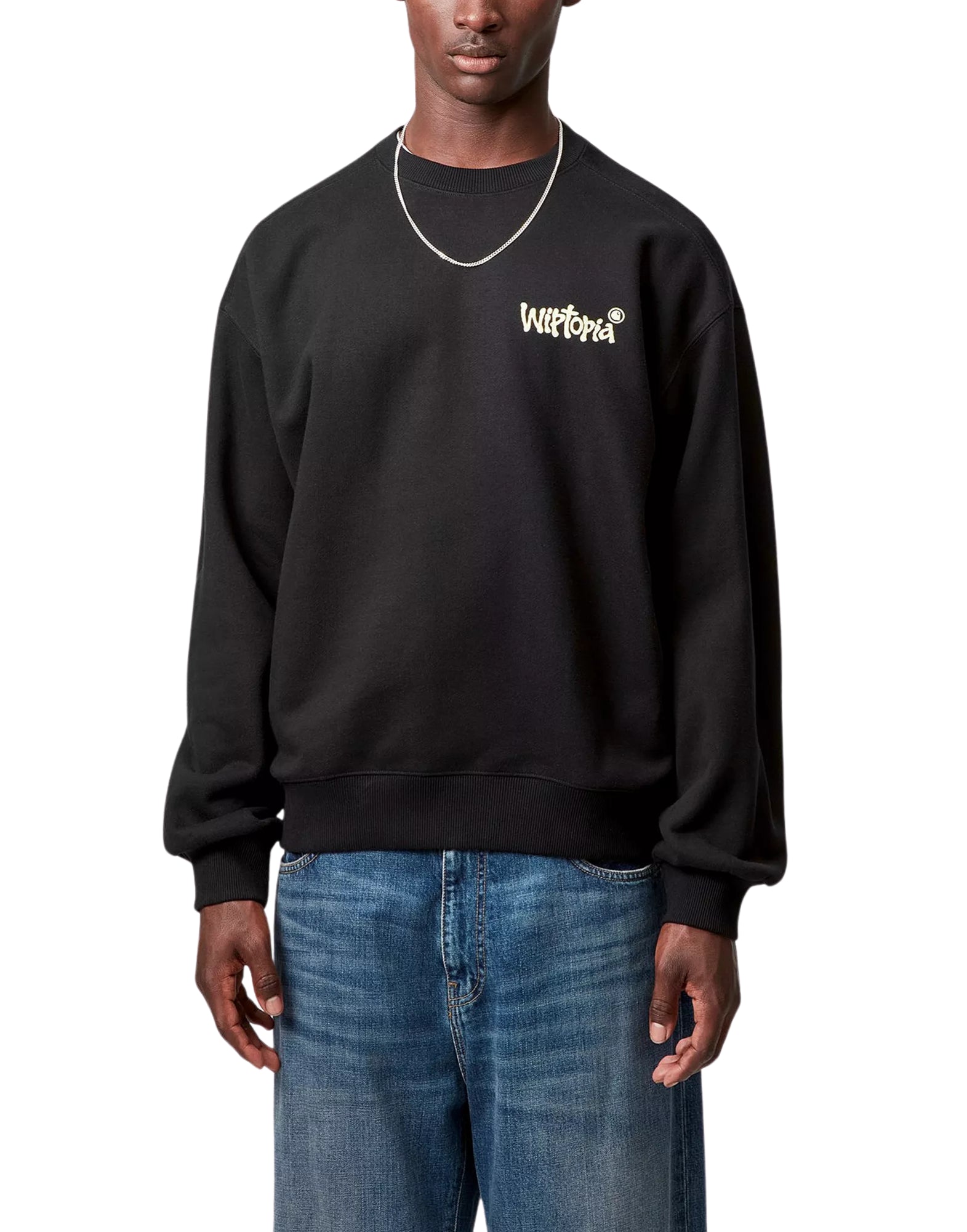 Sweatshirt man I035644 89XX WIPTOPIA BLACK CARHARTT WIP