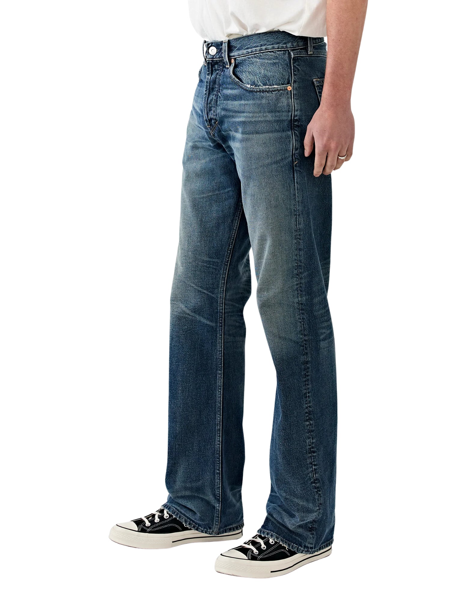 임기. Max Jeans Ladbroke 릴렉스 부츠컷, 미드 라이즈, 버튼 플라이 MAX LADB JEANS