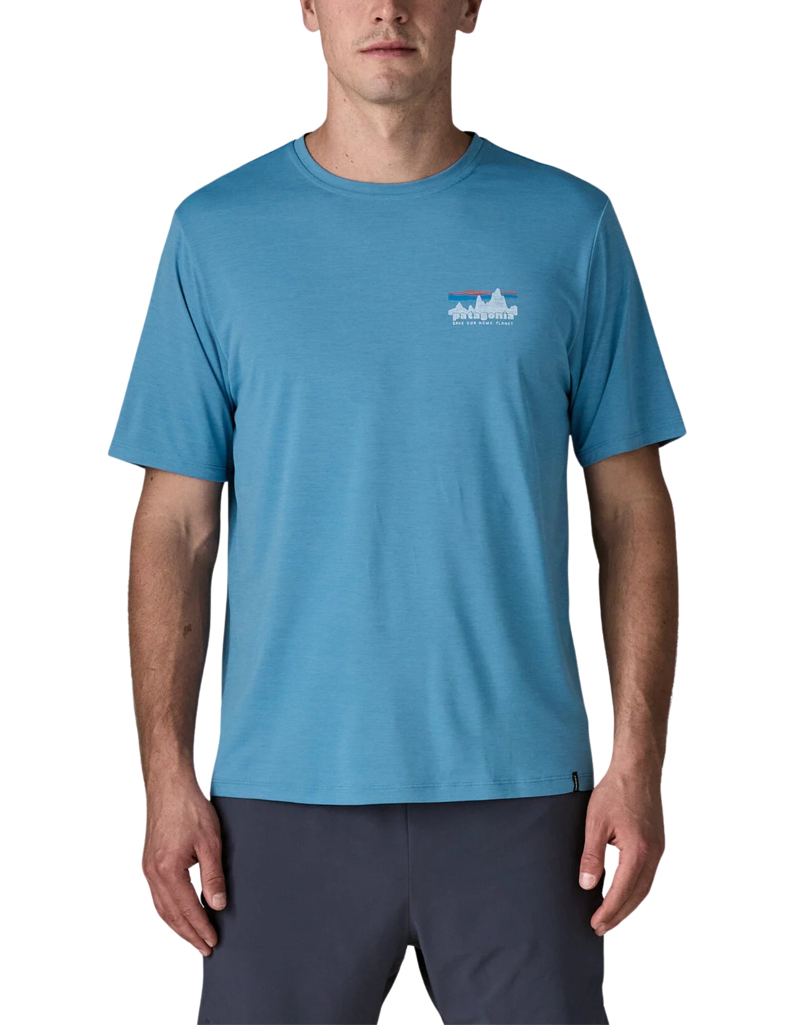 Patagonia Capilene Cool Daily Shirt 73 Skyline Sky Blue Men’s 45478 SHRX