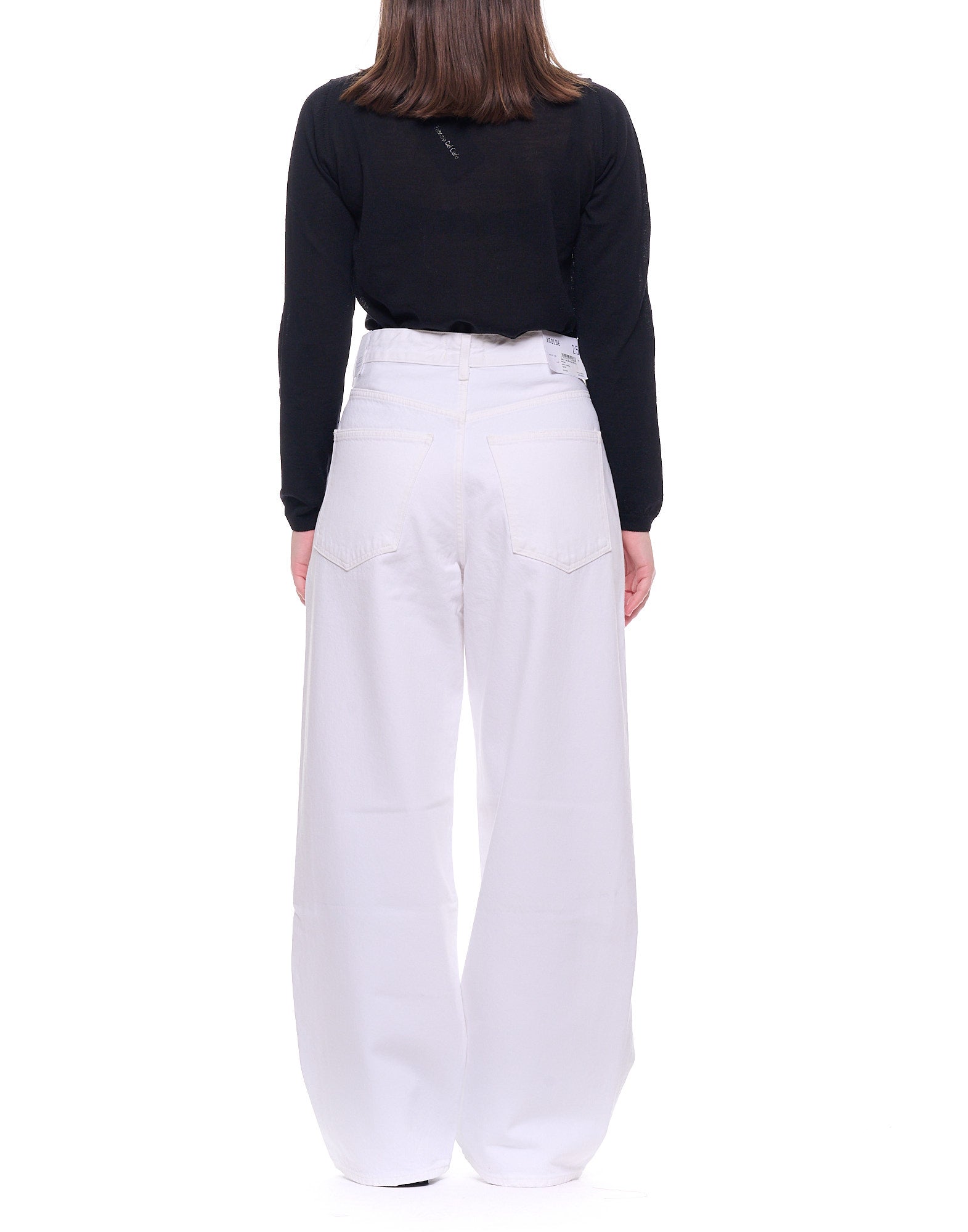 A241 1183 MSHAK WHITE MILKSHAKE PANTS - Pantaloni - Agolde