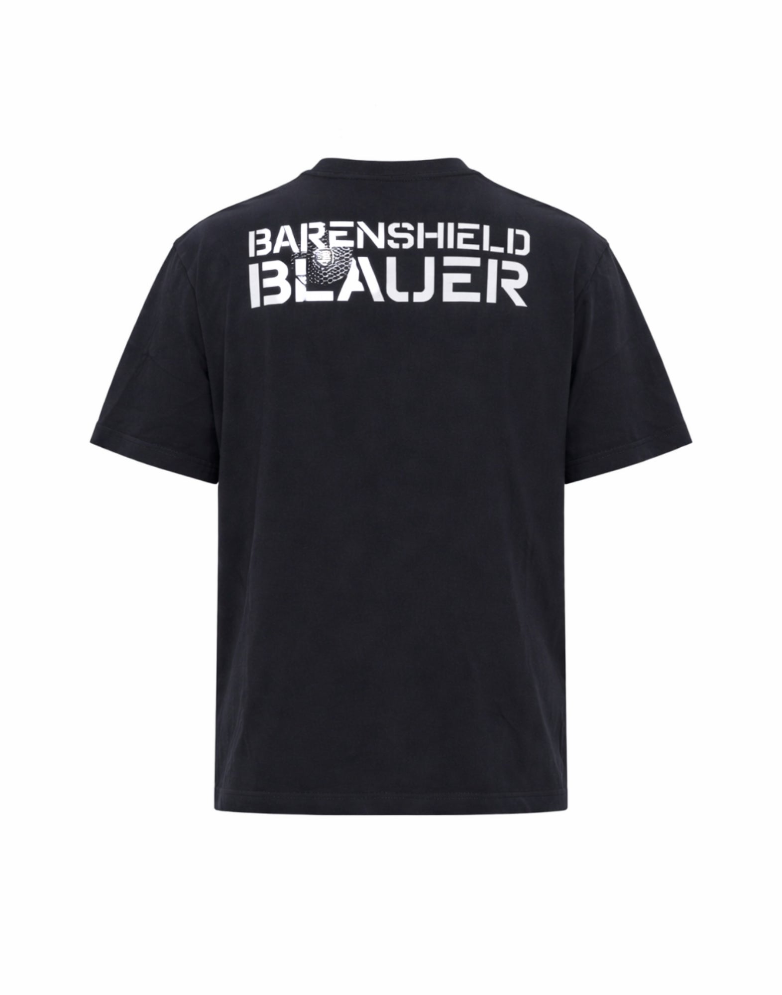 Blauer Wallace Men’s Cotton T-Shirt Black with Logo Regular Fit 26SBLUH02237-007439 999