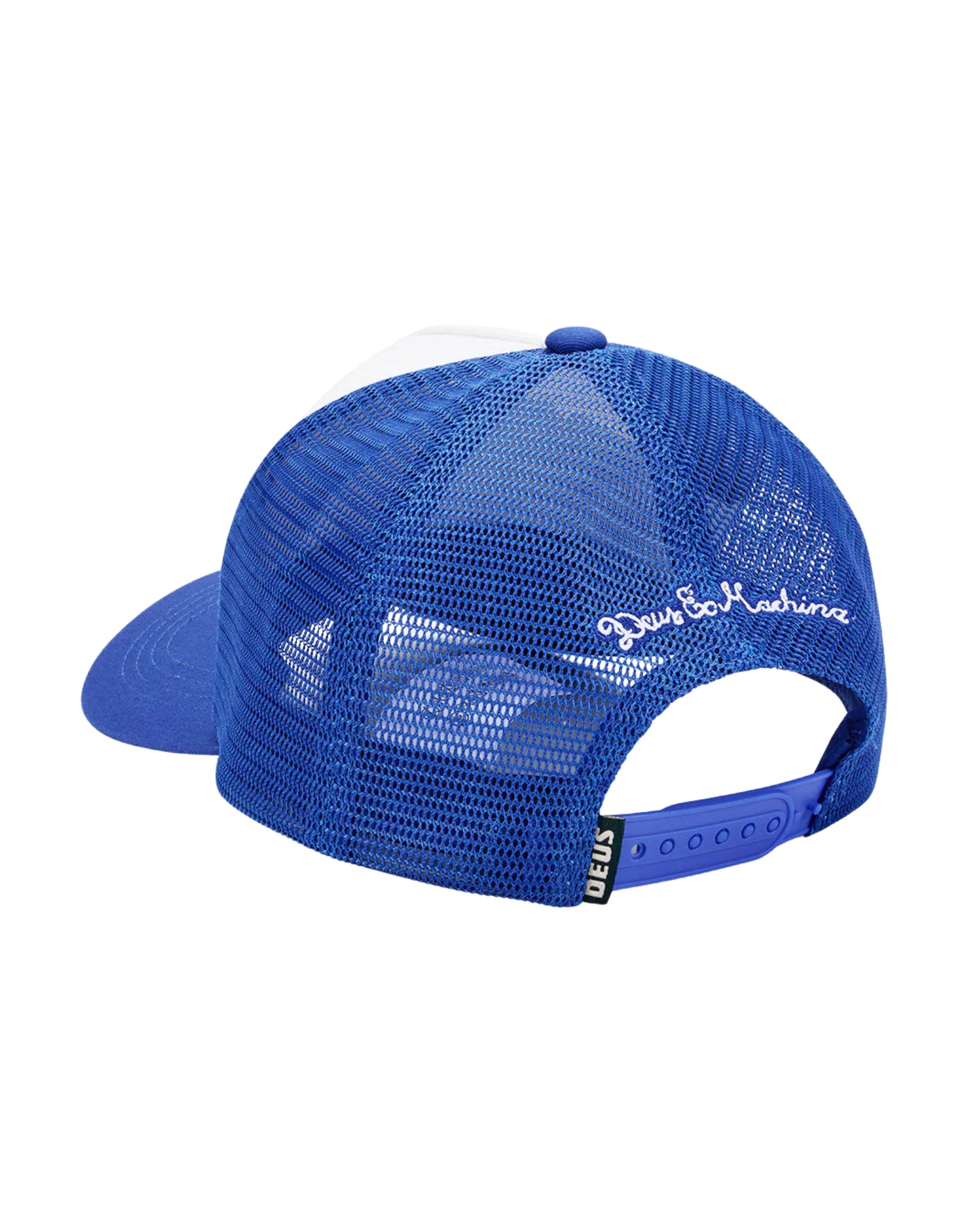 Deus Ex Machina Strata Trucker – Cotton Twill Trucker Hat Daphne Blue (Unisex) D261MHA198060800 BLU