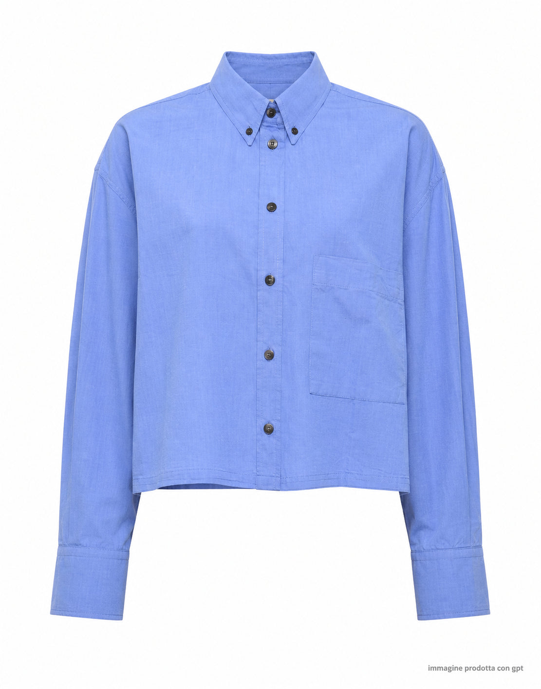 Eat Dust 673 Cubic Shirt in Blue Sea W-I-008-BSC-504 BLUE SEA