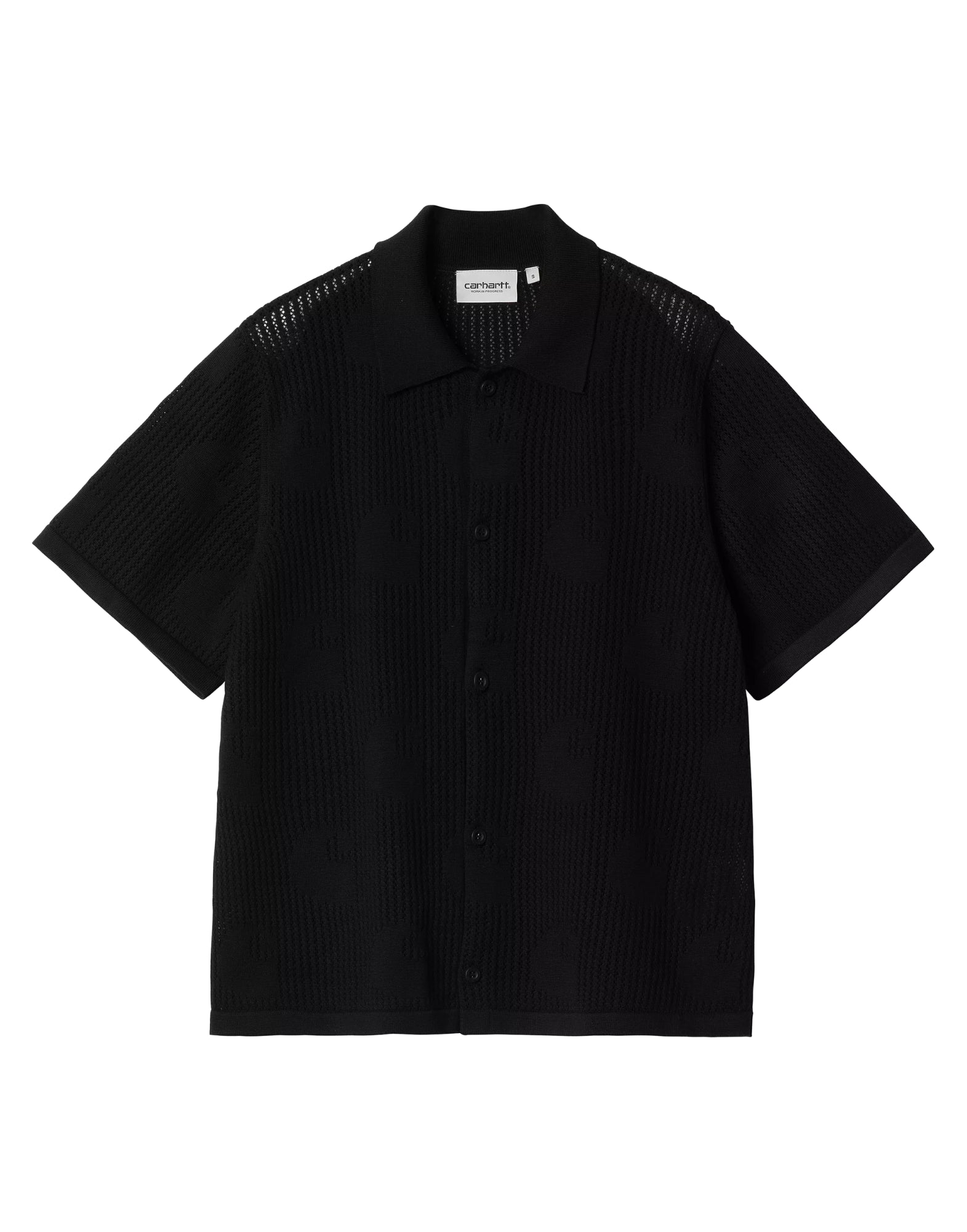 T-shirt woman I034541 89XX TEMPLE KNIT BLACK CARHARTT WIP