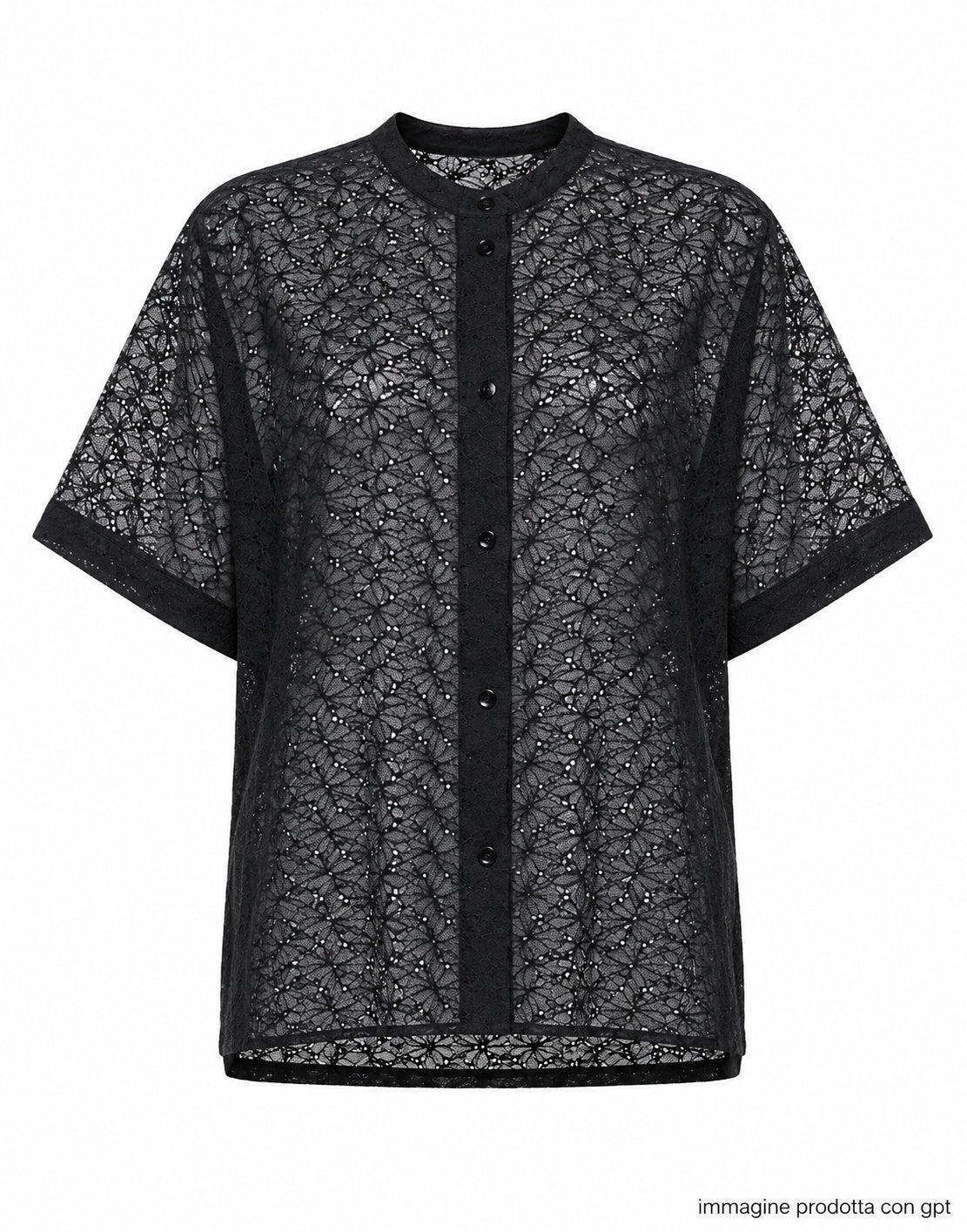 forte_forte My Shirt Camisa Algodón Negra 14880 MY SHIRT NOIR