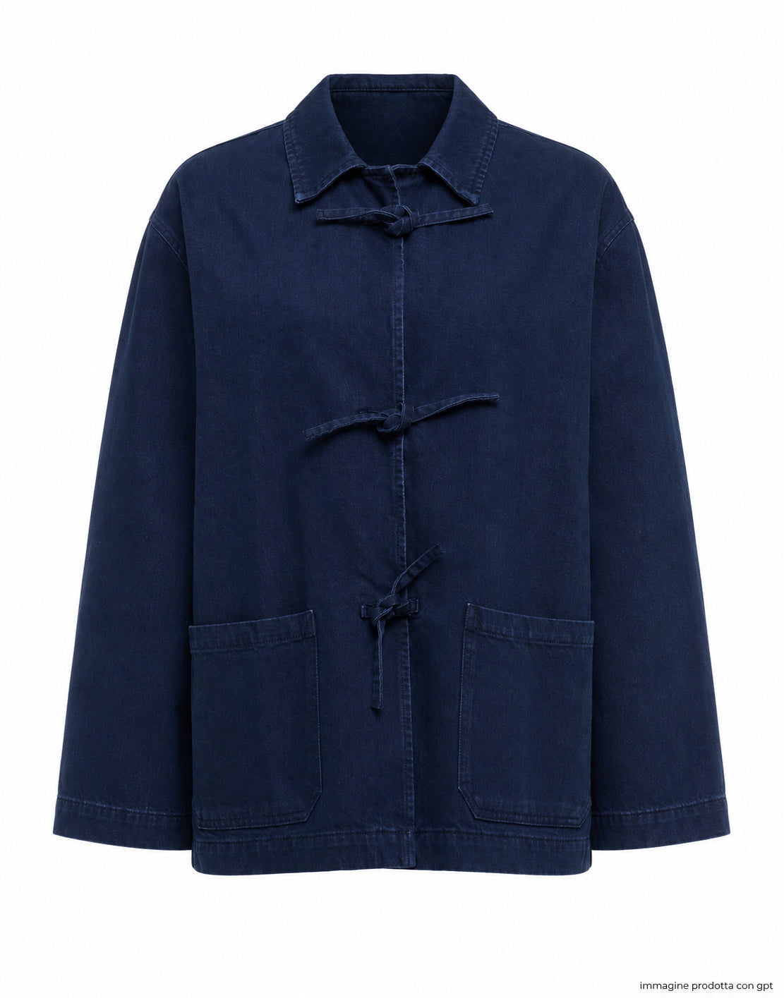 Eat Dust 673 Temple Jacket en Enigma Denim Blue W-B-0001-END-504 ENIGMA DENIM