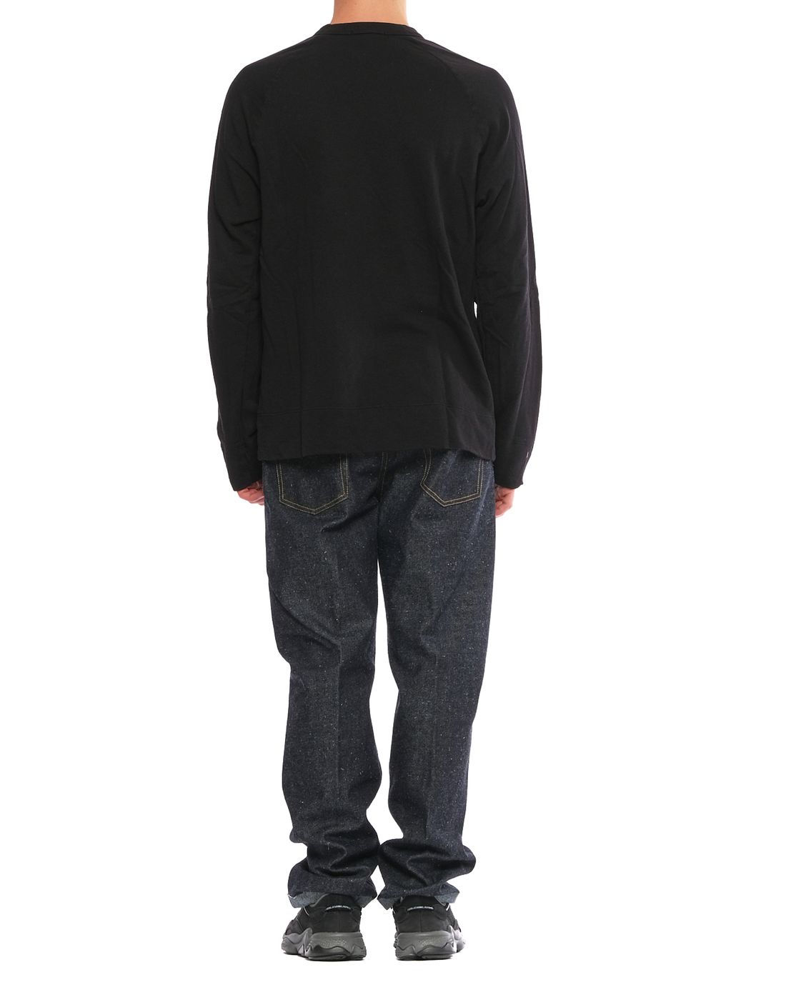 Sweatshirt man MXA3278 BLK JAMES PERSE