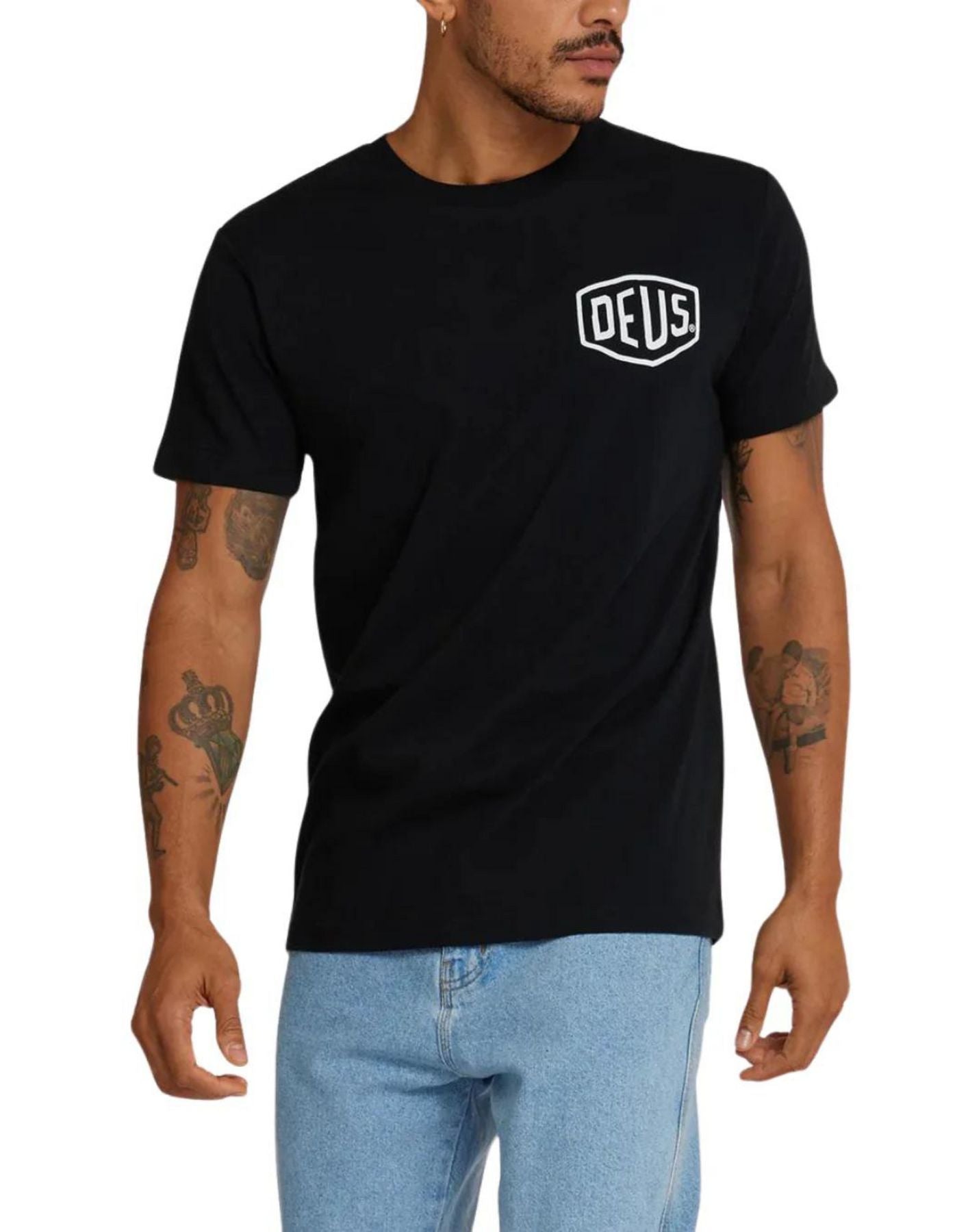 Camiseta Man T_DMW41808R Blk Tokio Deus Ex Machina