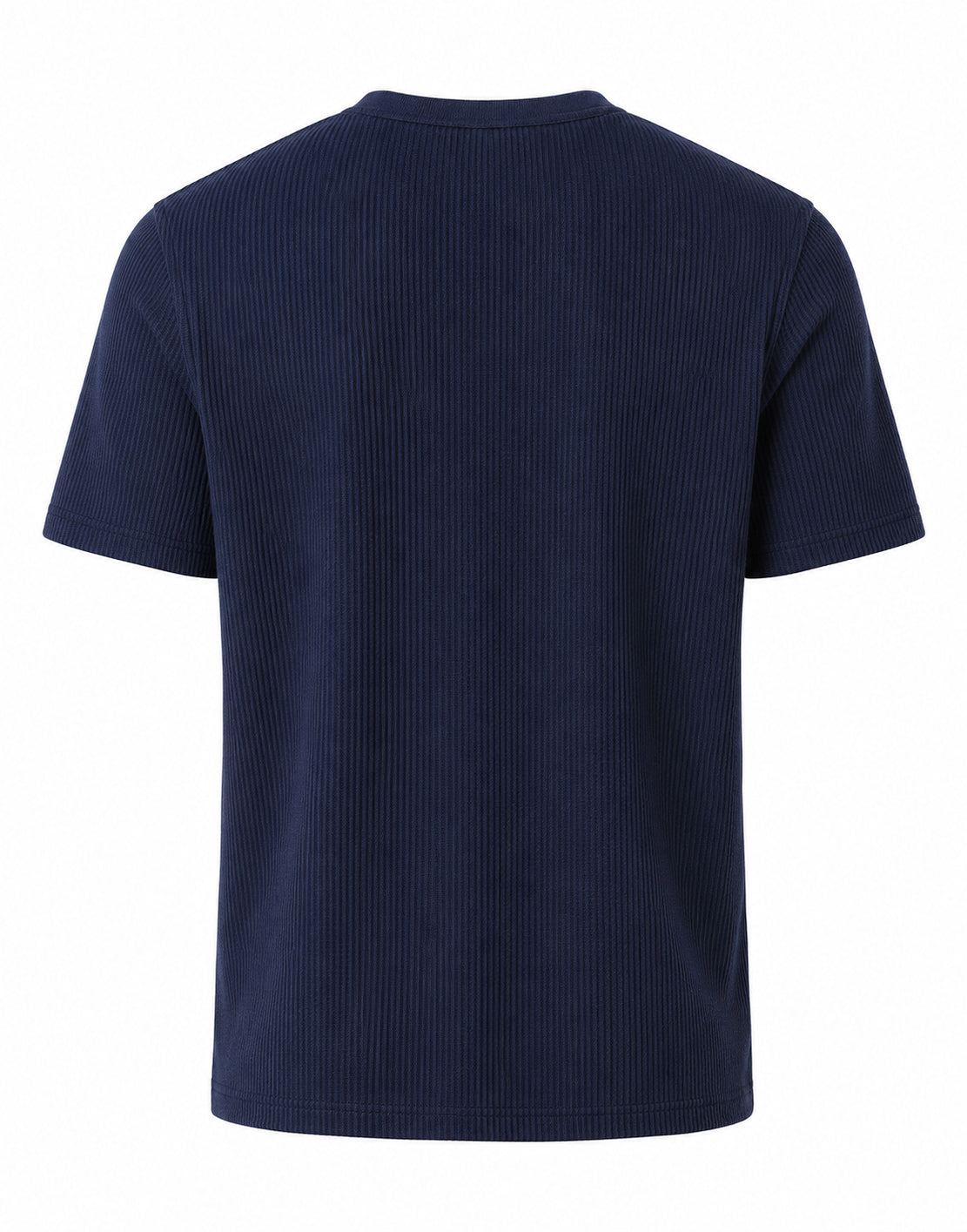 Maglietta Henley classica blu navy