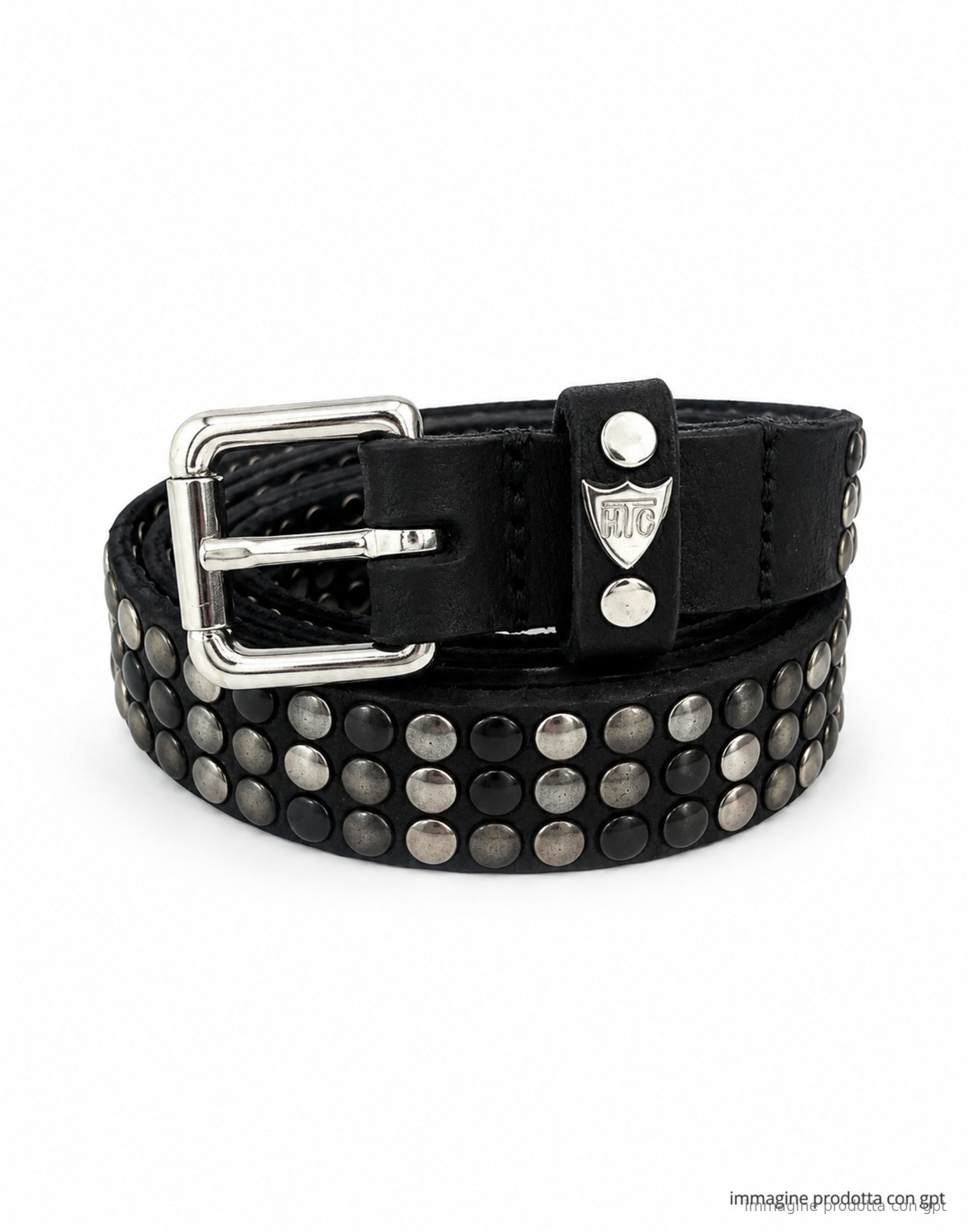 3000 STUDS BELT Black