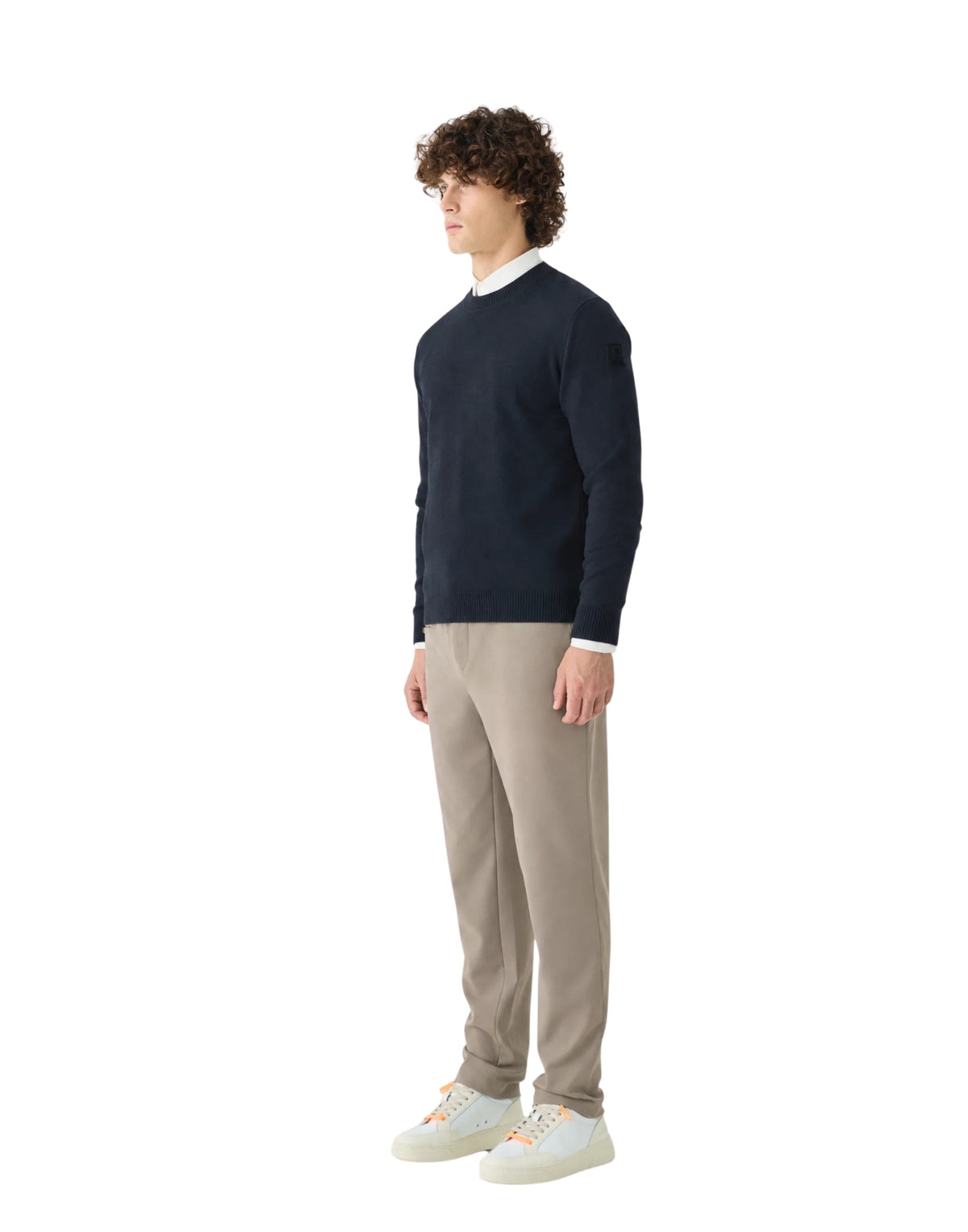 Carlos Tag Sweatshirt Dark Blue