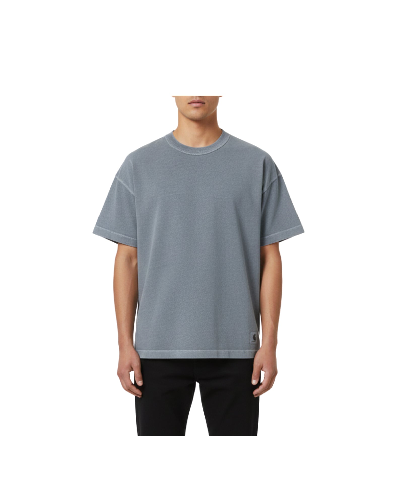 I036044 3GB.B7 BLUE OFFICE GRIND WASH T-SHIRT - Maglieria - CARHARTT WIP