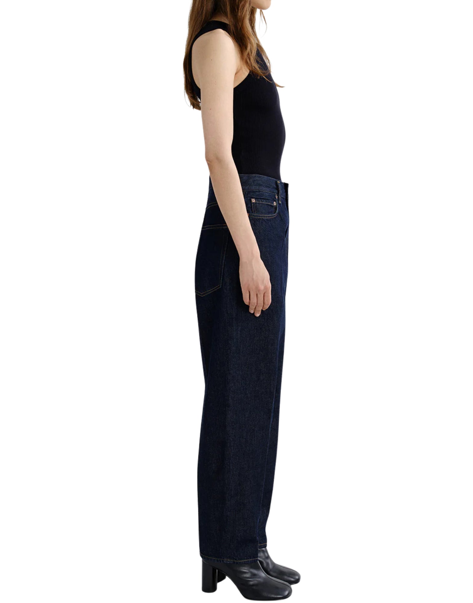 80'S Jean High rise vintage tapper Rinse