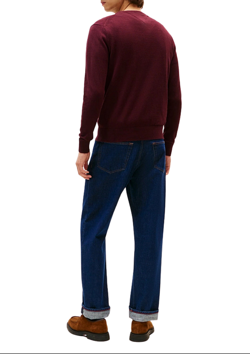 28046 XIH BURGUNDY  SWEATER CASHMERE - Maglieria - TOMMY HILFIGER