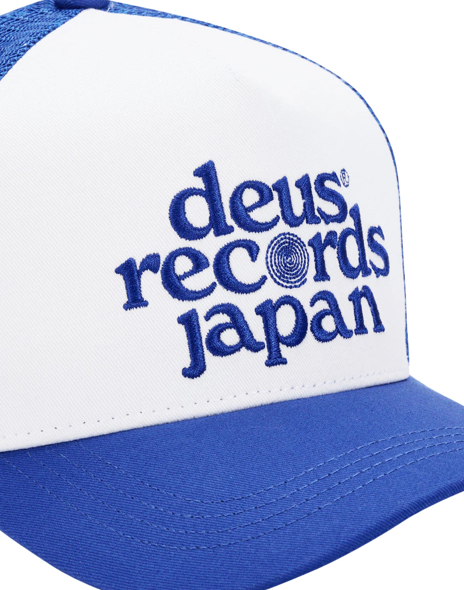 Deus Ex Machina Strata Trucker – Cotton Twill Trucker Hat Daphne Blue (Unisex) D261MHA198060800 BLU